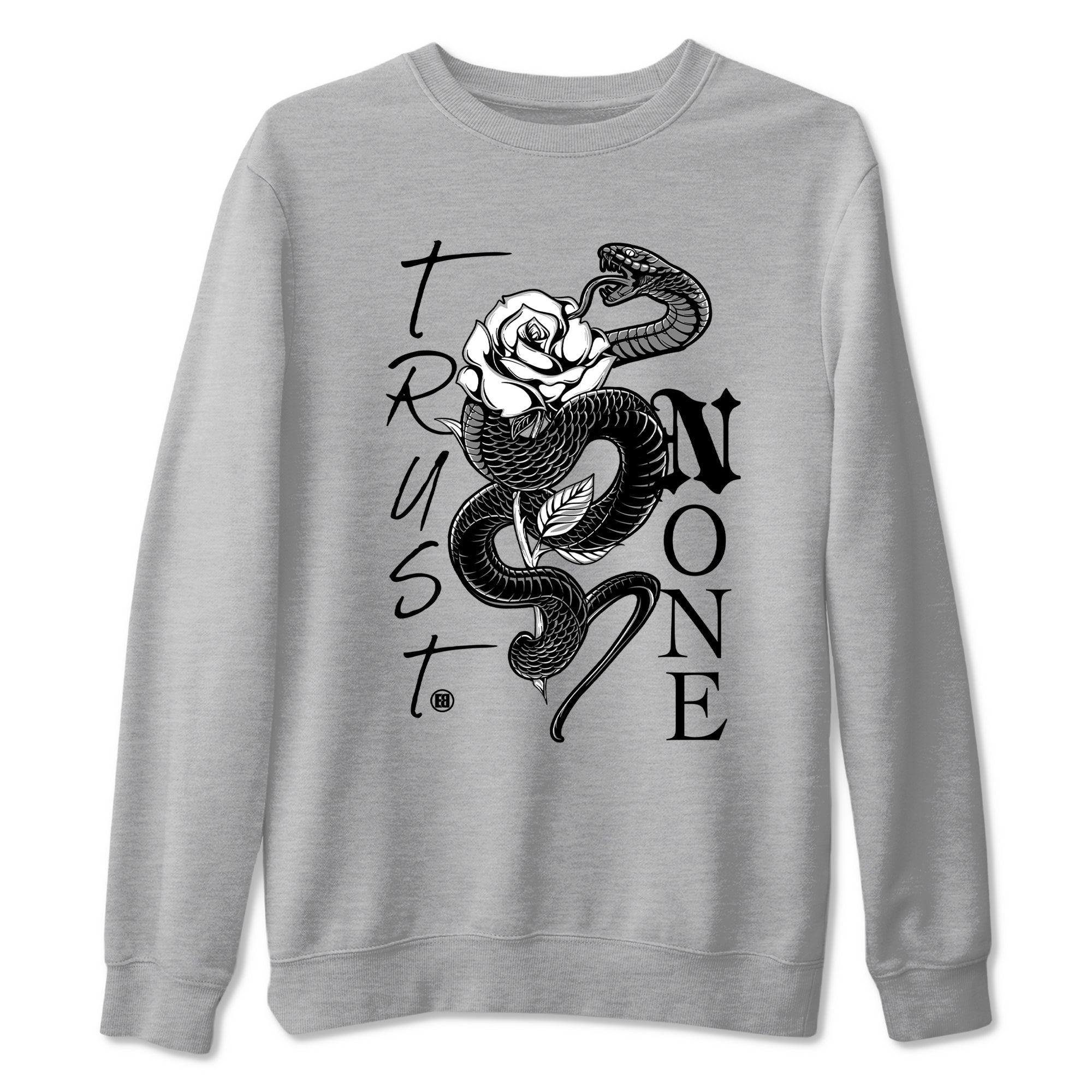 Trust None snkmatch Tees - Air Jordan 4 White Thunder