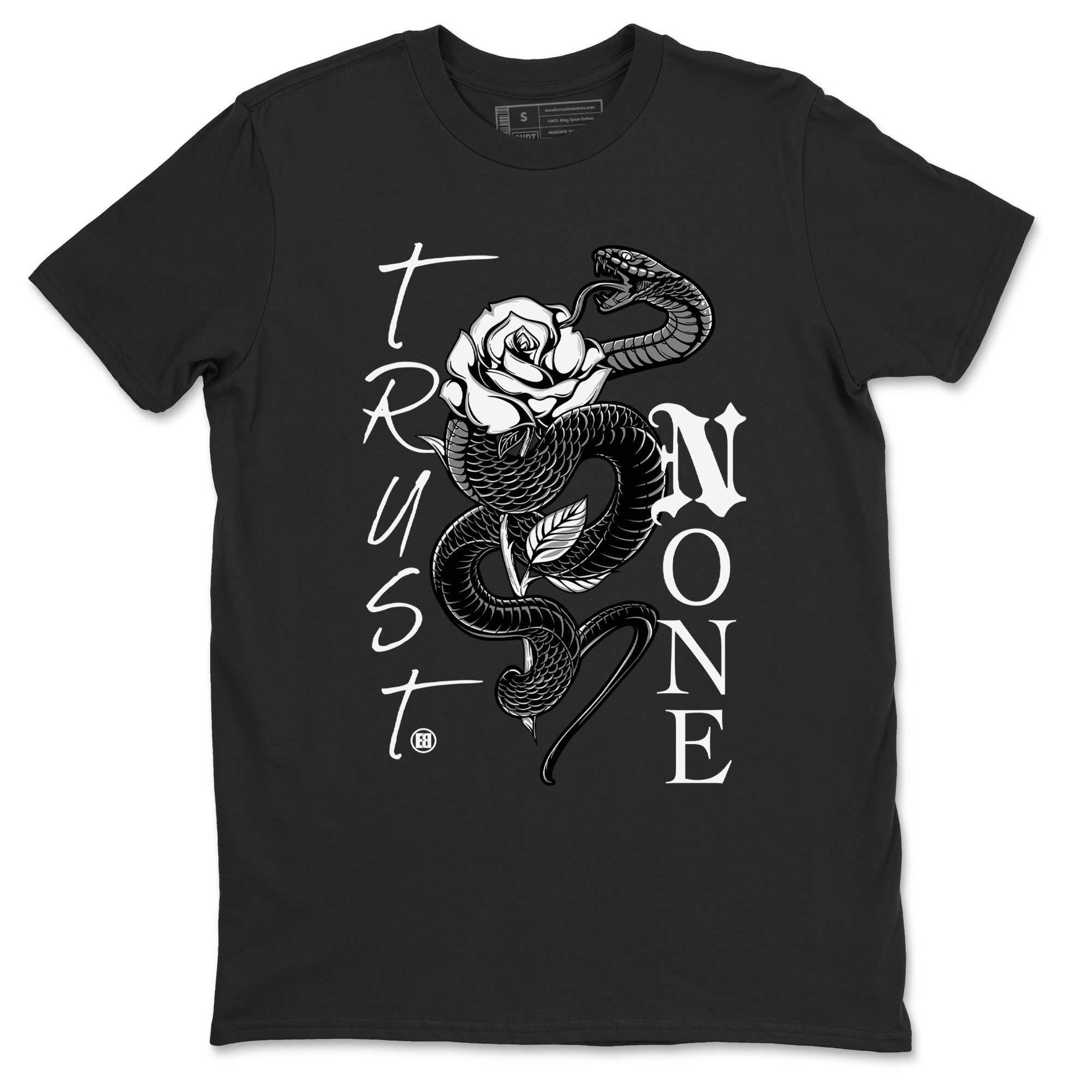 Trust None snkmatch Tees - Air Jordan 4 White Thunder
