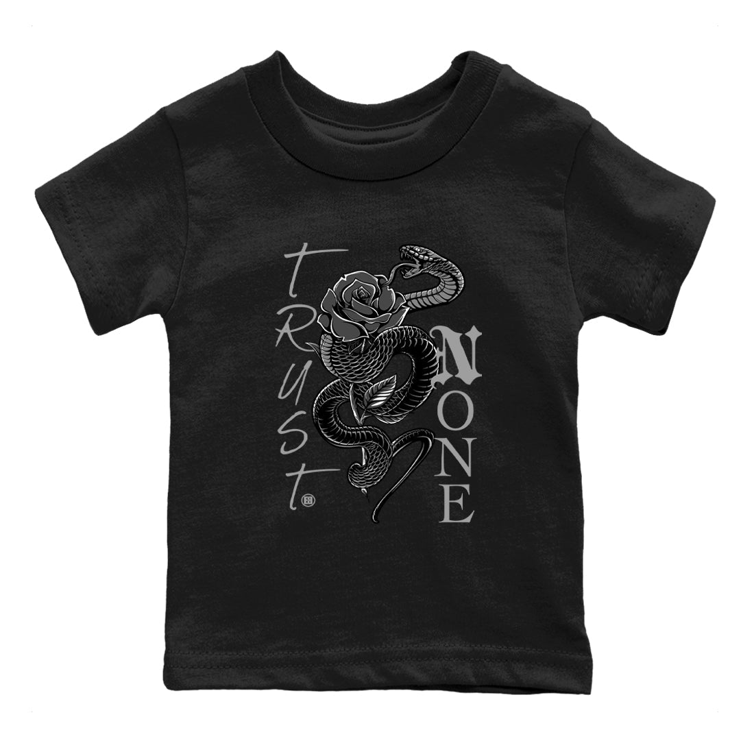 Trust None snkmatch Tees Kids - Air Jordan 5 Black Cat