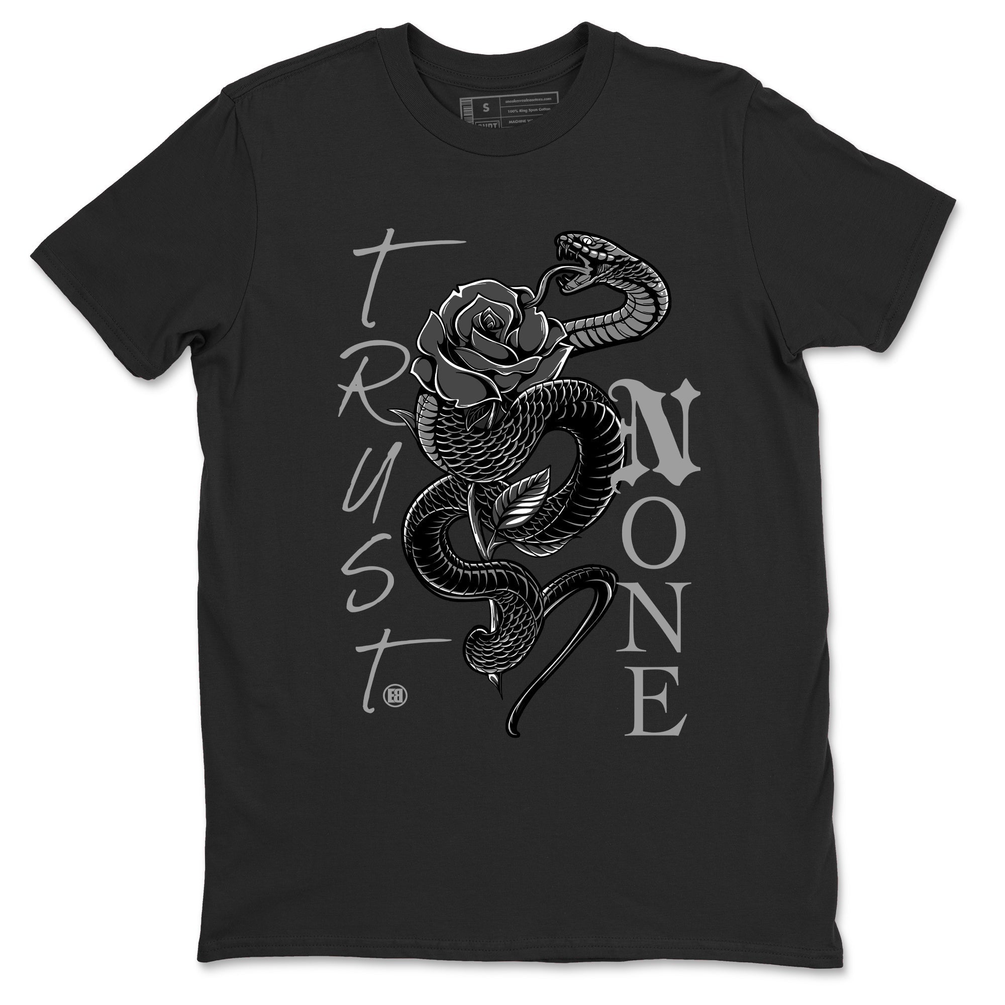 Trust None snkmatch Tees - Air Jordan 5 Black Cat