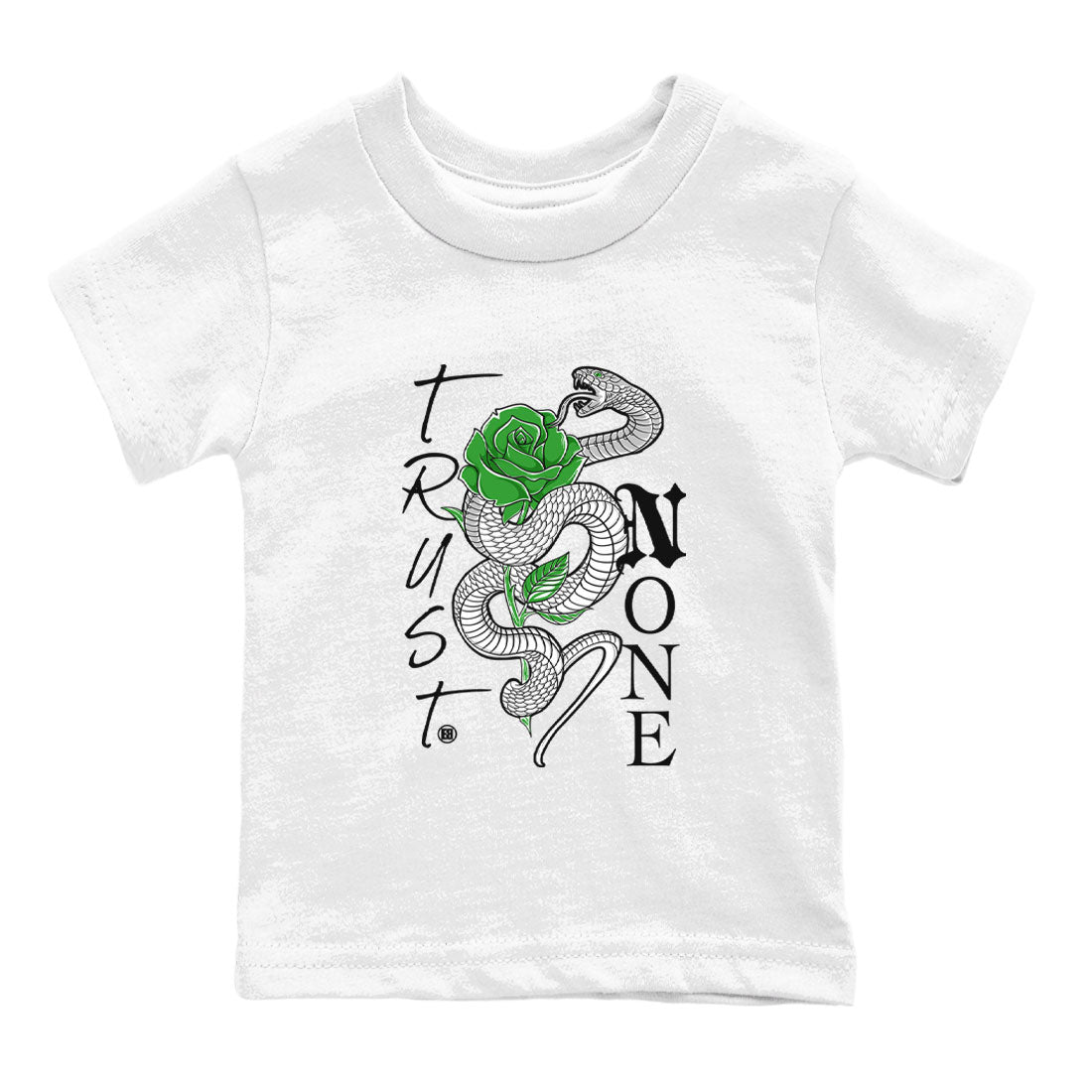 Trust None snkmatch Tee Kids - Air Jordan 5 Lucky Green