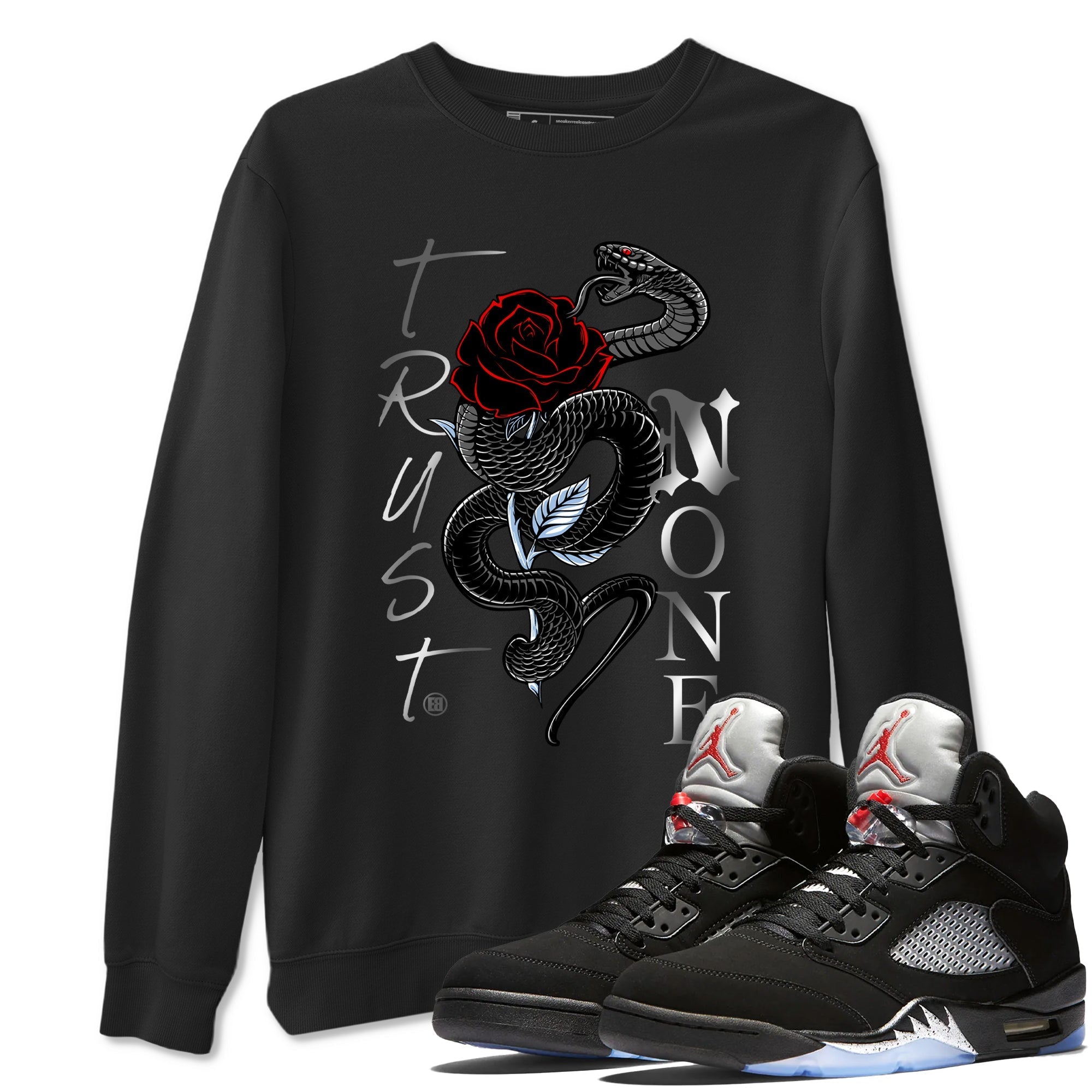 Trust None snkmatch Tees - Air Jordan 5 Reimagined