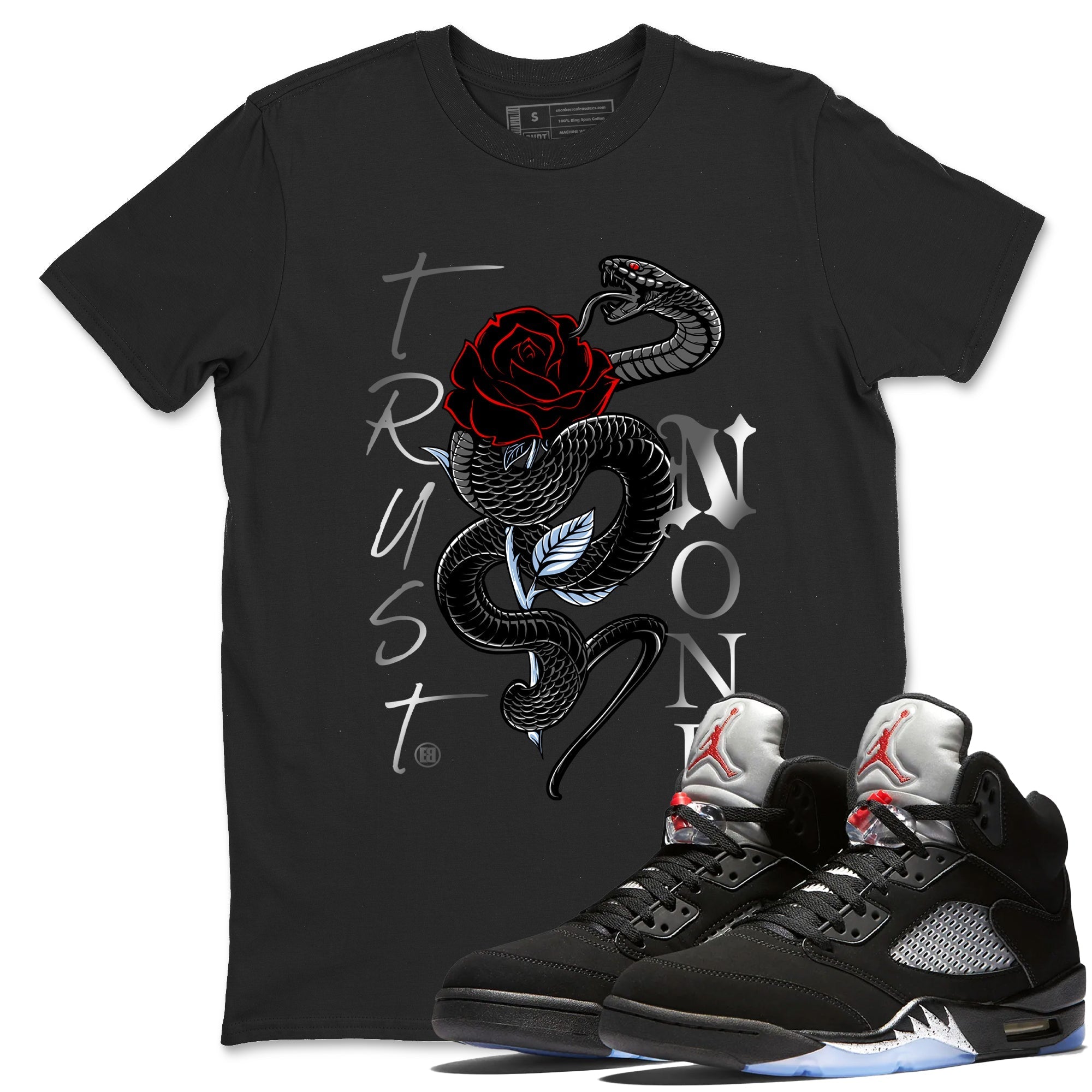 Trust None snkmatch Tees - Air Jordan 5 Reimagined