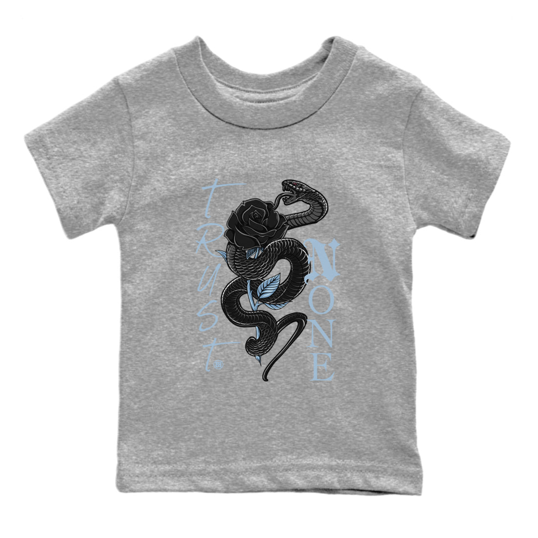 Trust None Kids Tops - Air Jordan 7 Chambray