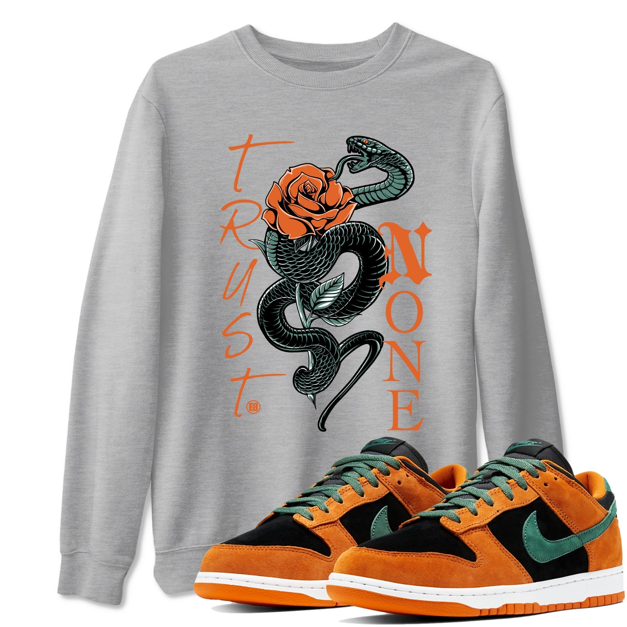 Trust None snkmatch Tees - Dunk Ceramic