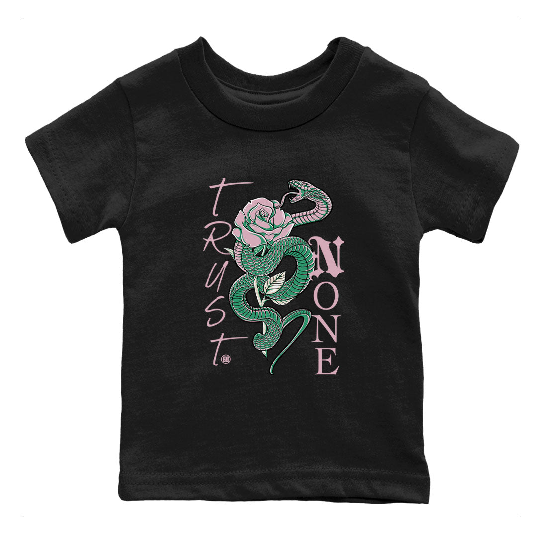 Trust None snkmatch Tees Kids - Dunk Medium Soft Pink Malachite