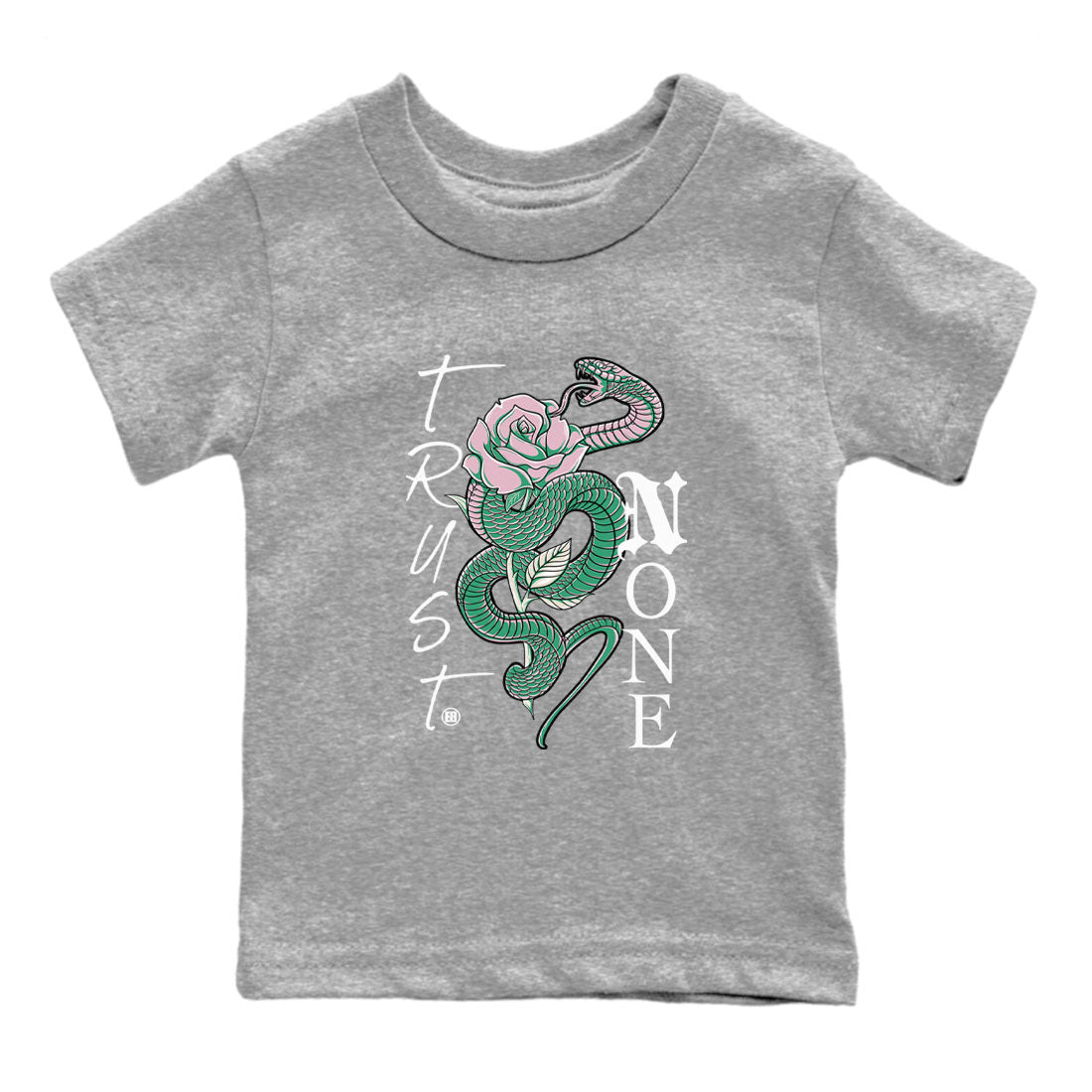 Trust None snkmatch Tees Kids - Dunk Medium Soft Pink Malachite