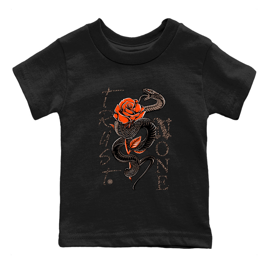 Trust None snkmatch Tees Kids - Yeezy 350 Carbon Beluga