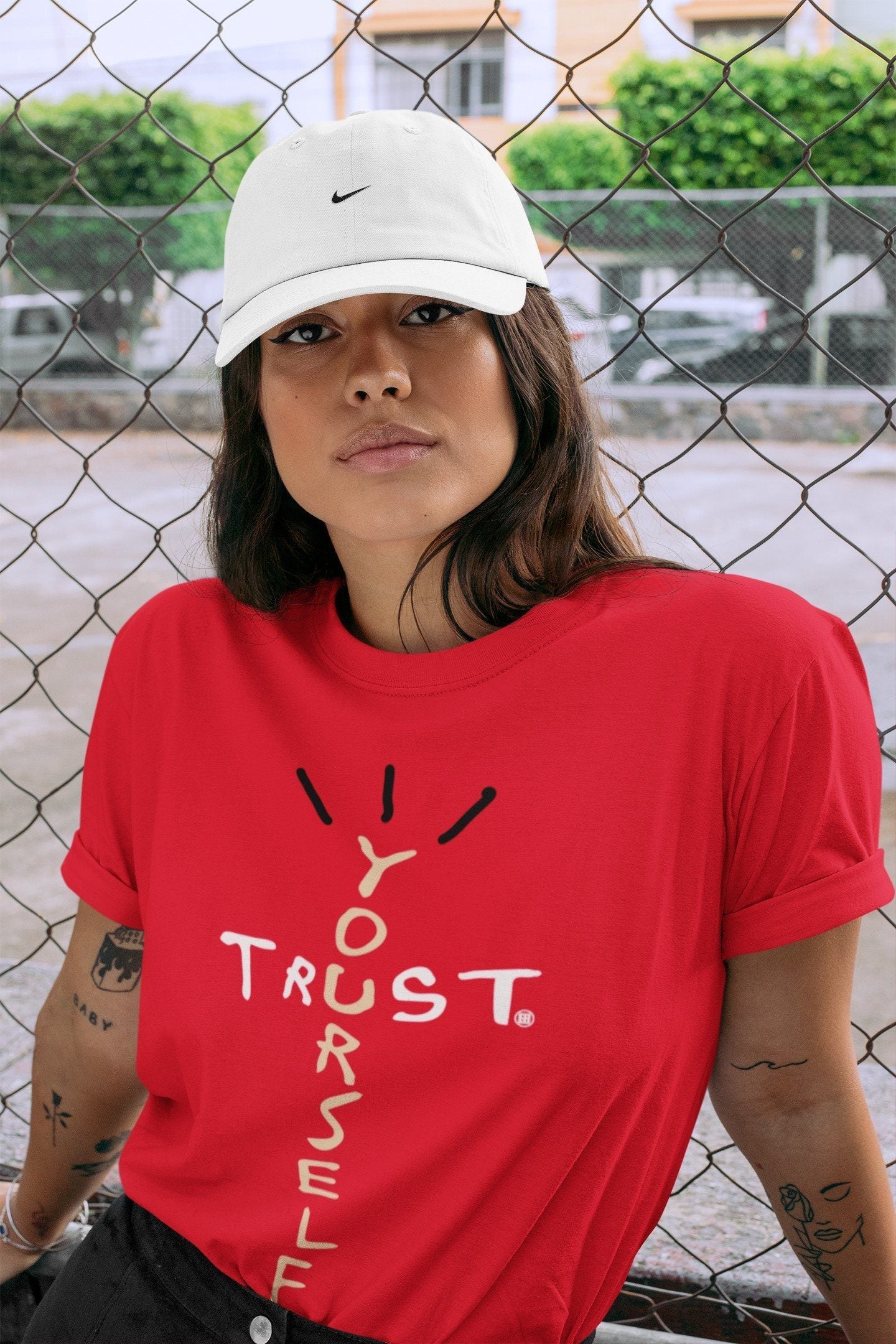 Trust Yourself Unisex Tops - Air Jordan 2 OFF-WHITE Varsity Red