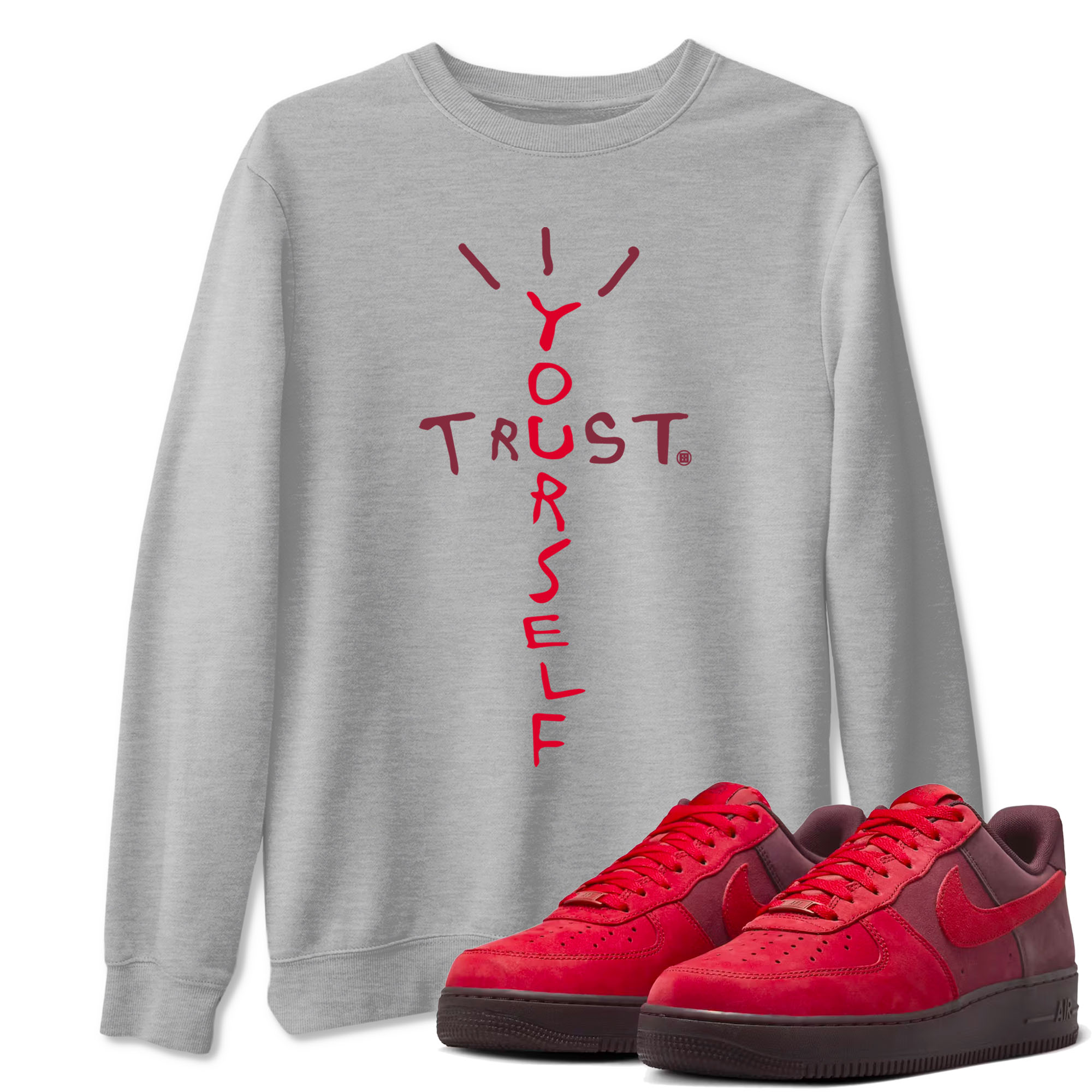 Trust Yourself snkmatch Tees - Air Force 1 Layers Of Love
