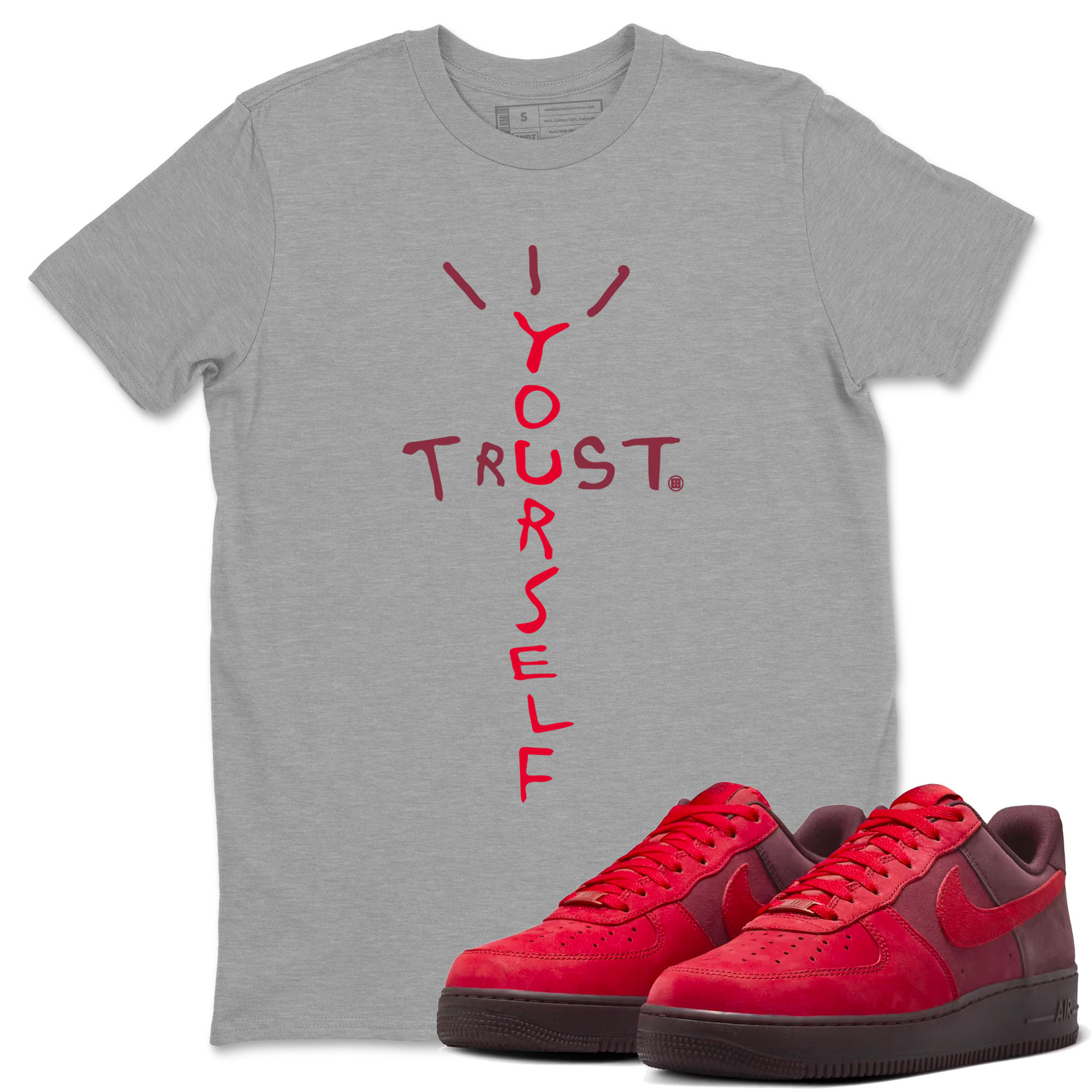 Trust Yourself snkmatch Tees - Air Force 1 Layers Of Love