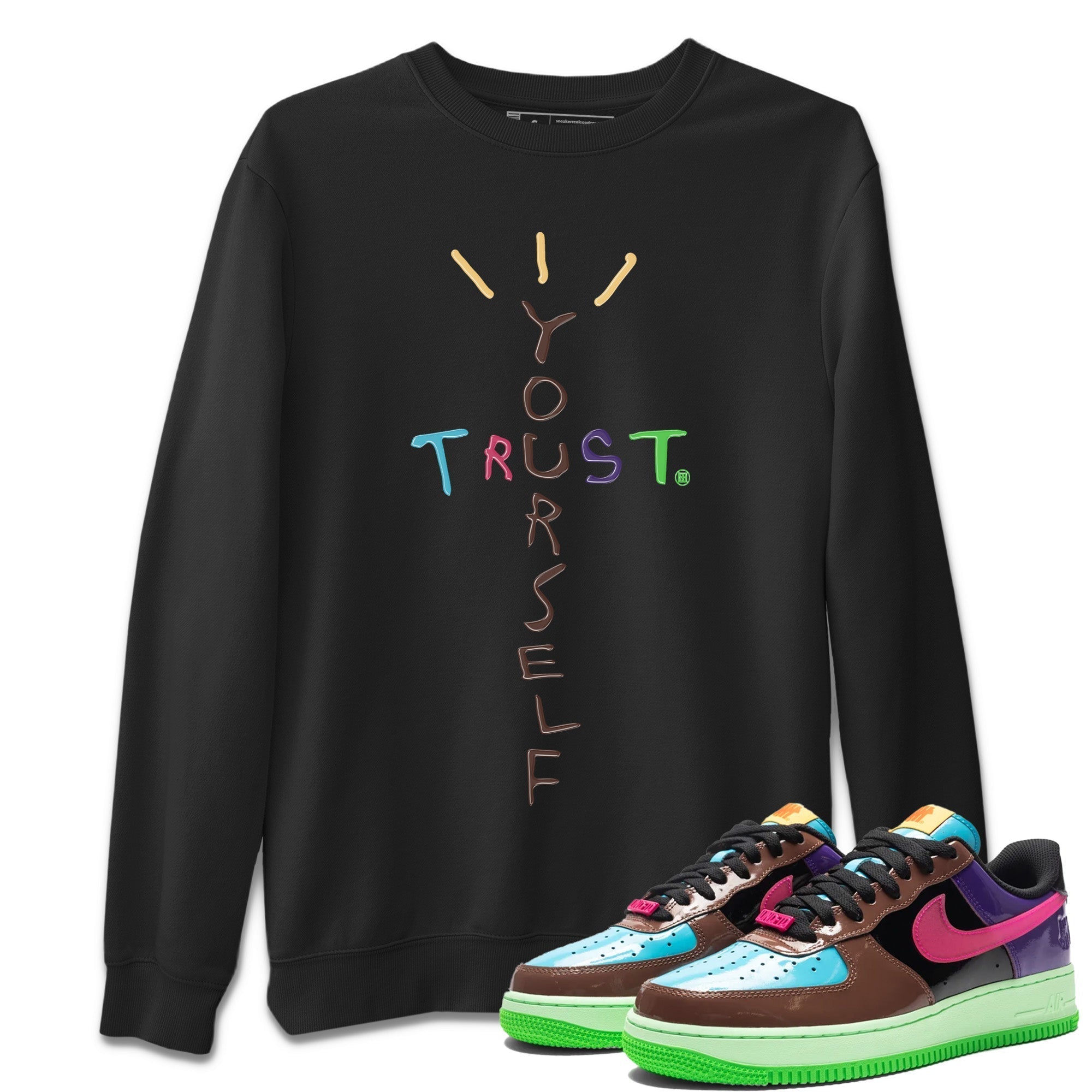 Trust Yourself Unisex Tops - Air Force 1 Undefeated Fauna Brown