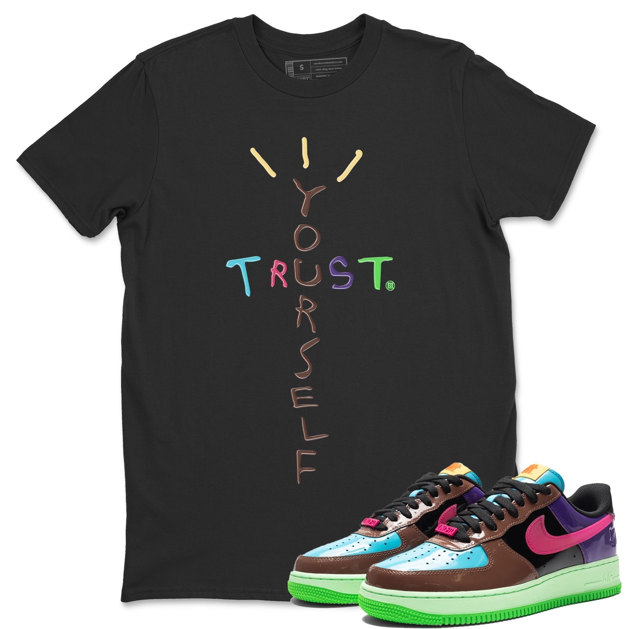 Trust Yourself Unisex Tops - Air Force 1 Undefeated Fauna Brown