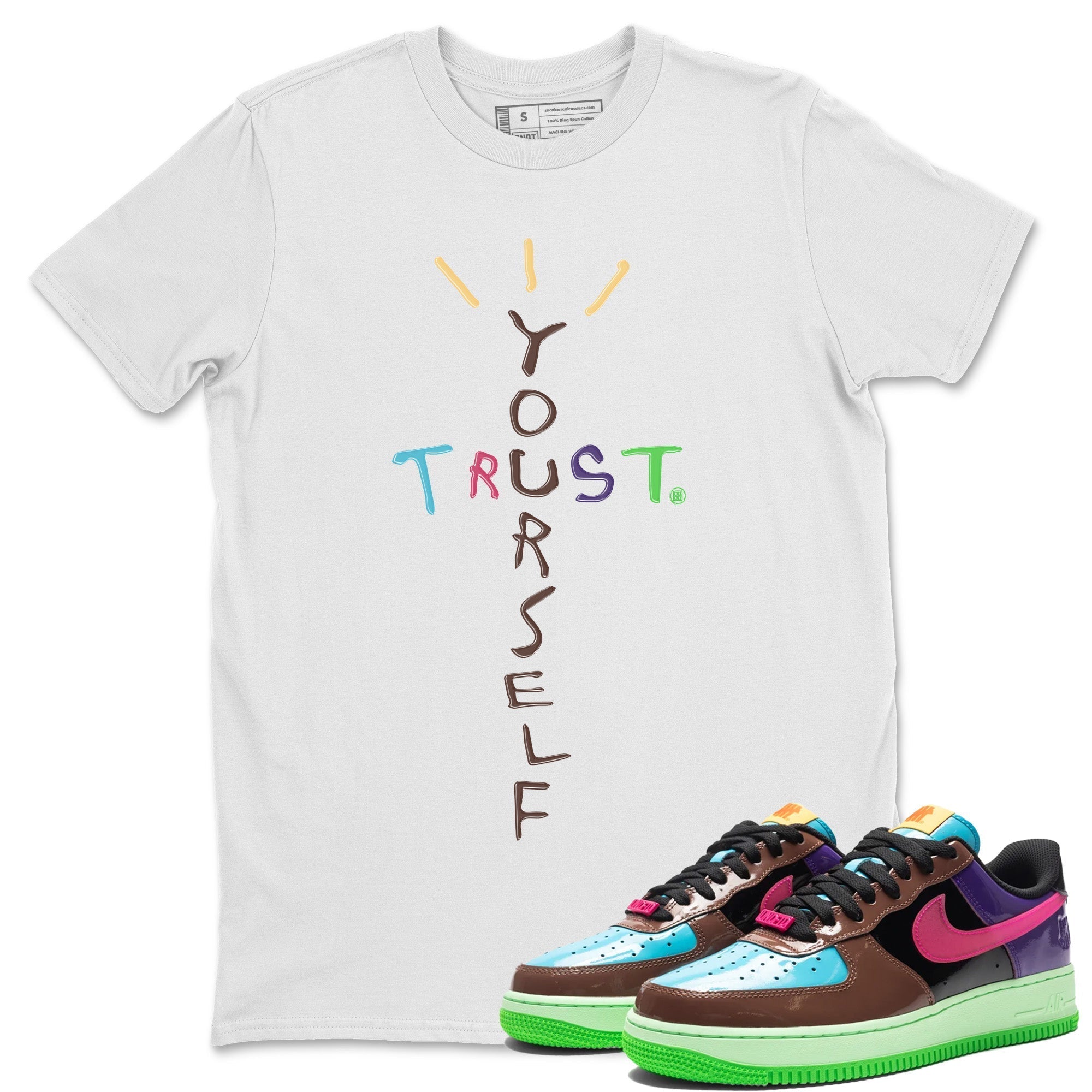 Trust Yourself Unisex Tops - Air Force 1 Undefeated Fauna Brown