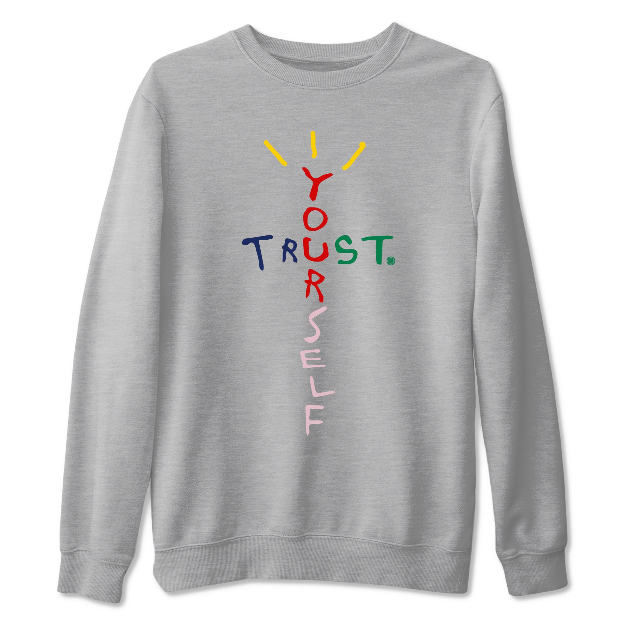Trust Yourself snkmatch Tees - Air Force 3 Blue Void and Tour Yellow
