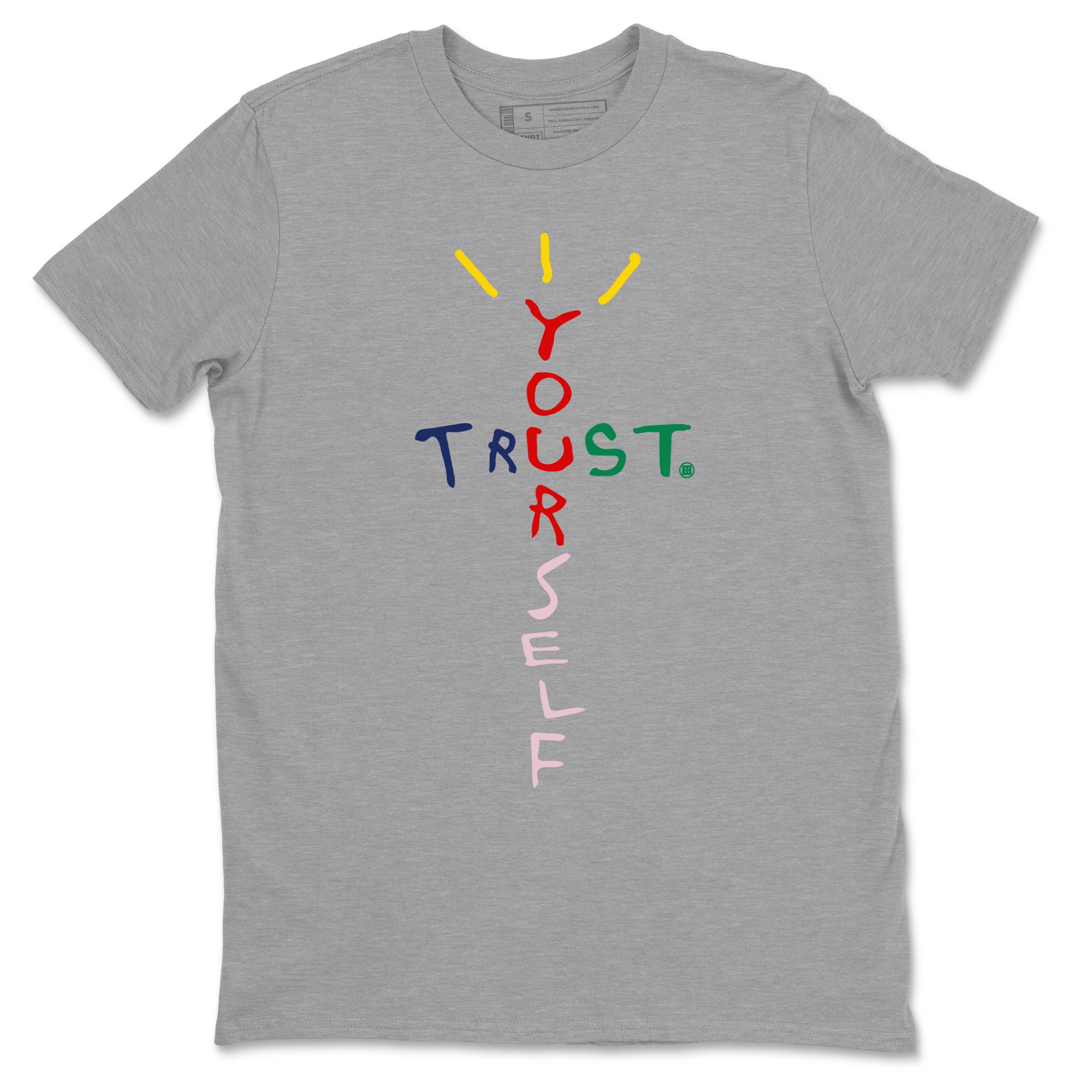 Trust Yourself snkmatch Tees - Air Force 3 Blue Void and Tour Yellow