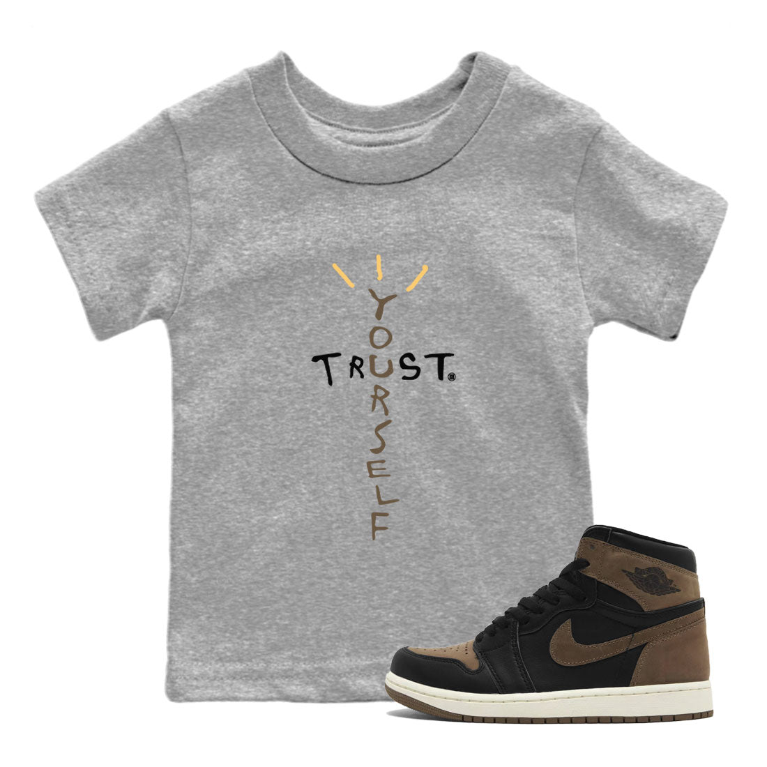 Trust Yourself snkmatch Tee Kids - Air Jordan 1 Palomino