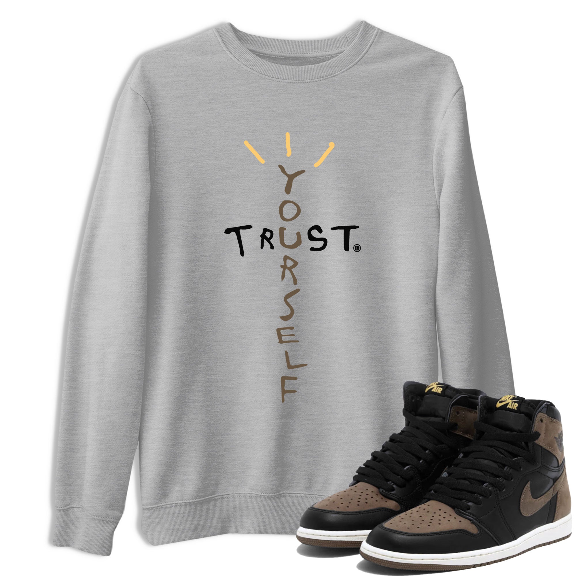 Trust Yourself snkmatch Tee - Air Jordan 1 Palomino