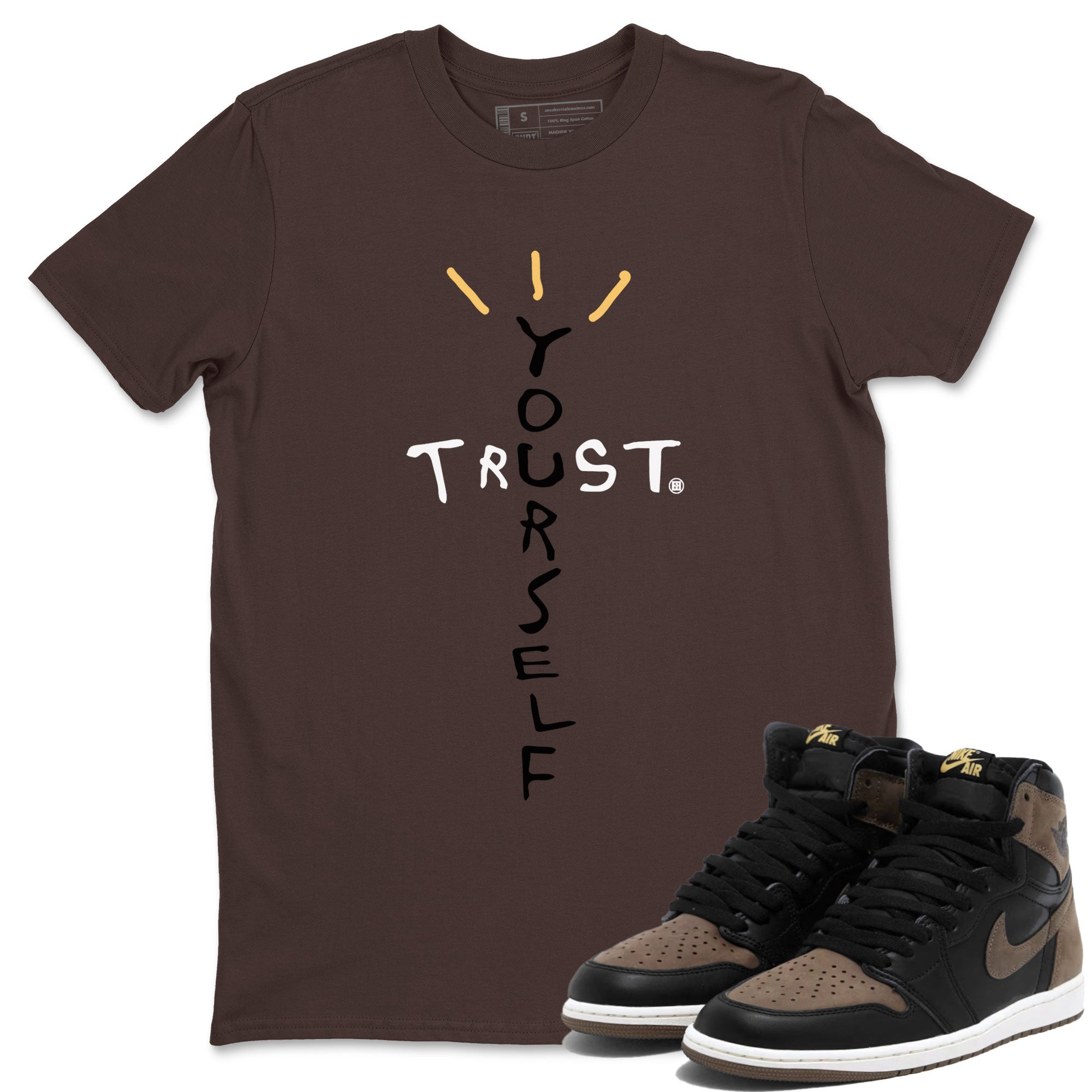 Trust Yourself snkmatch Tee - Air Jordan 1 Palomino