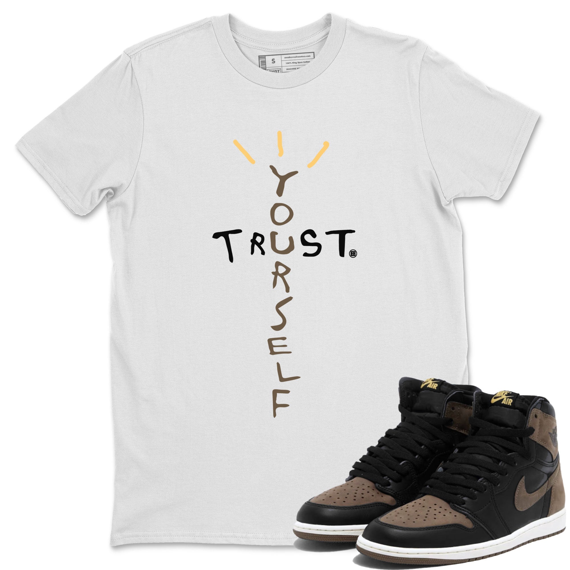 Trust Yourself snkmatch Tee - Air Jordan 1 Palomino