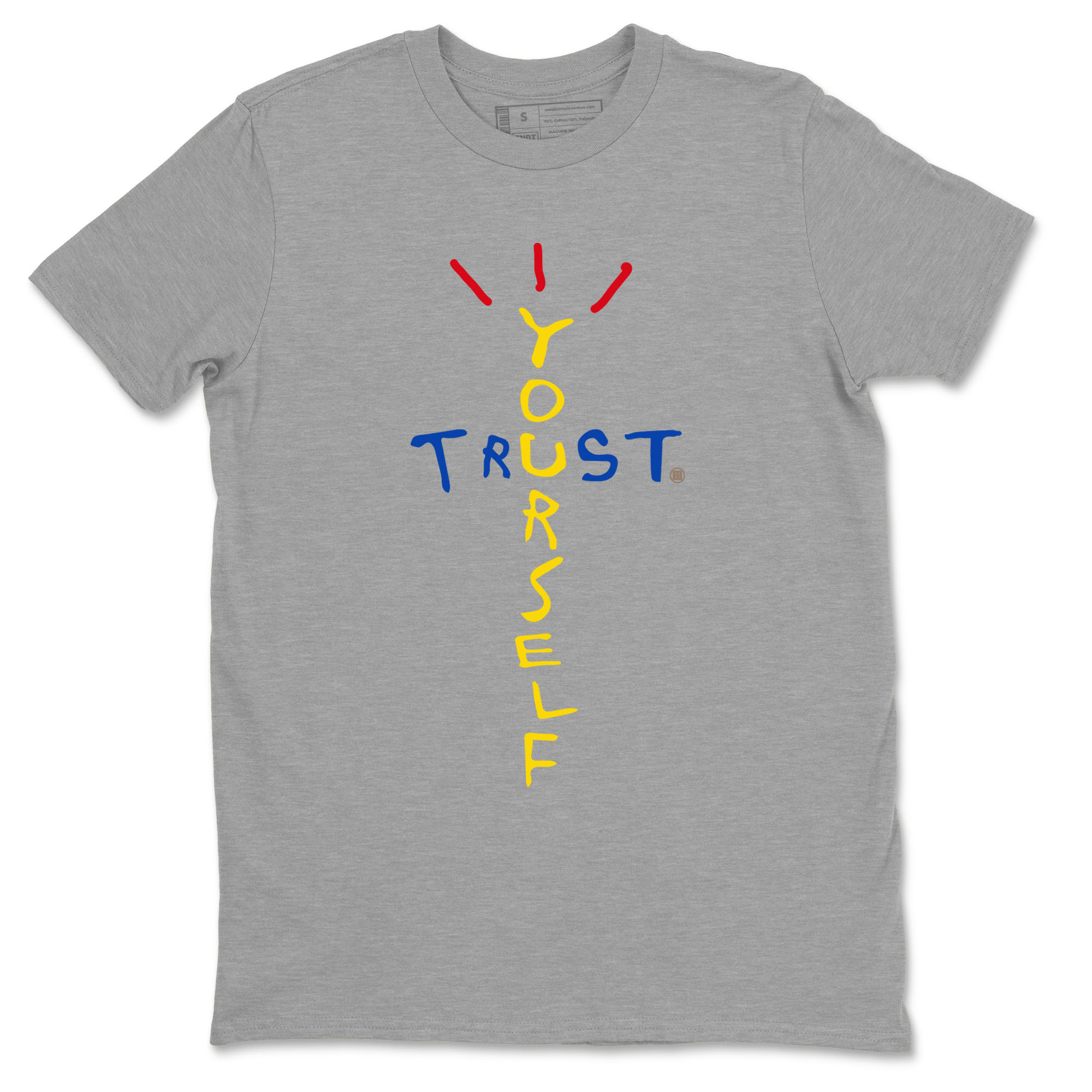 Trust Yourself snkmatch Tees - Air Jordan 1 Travis Scott Canary