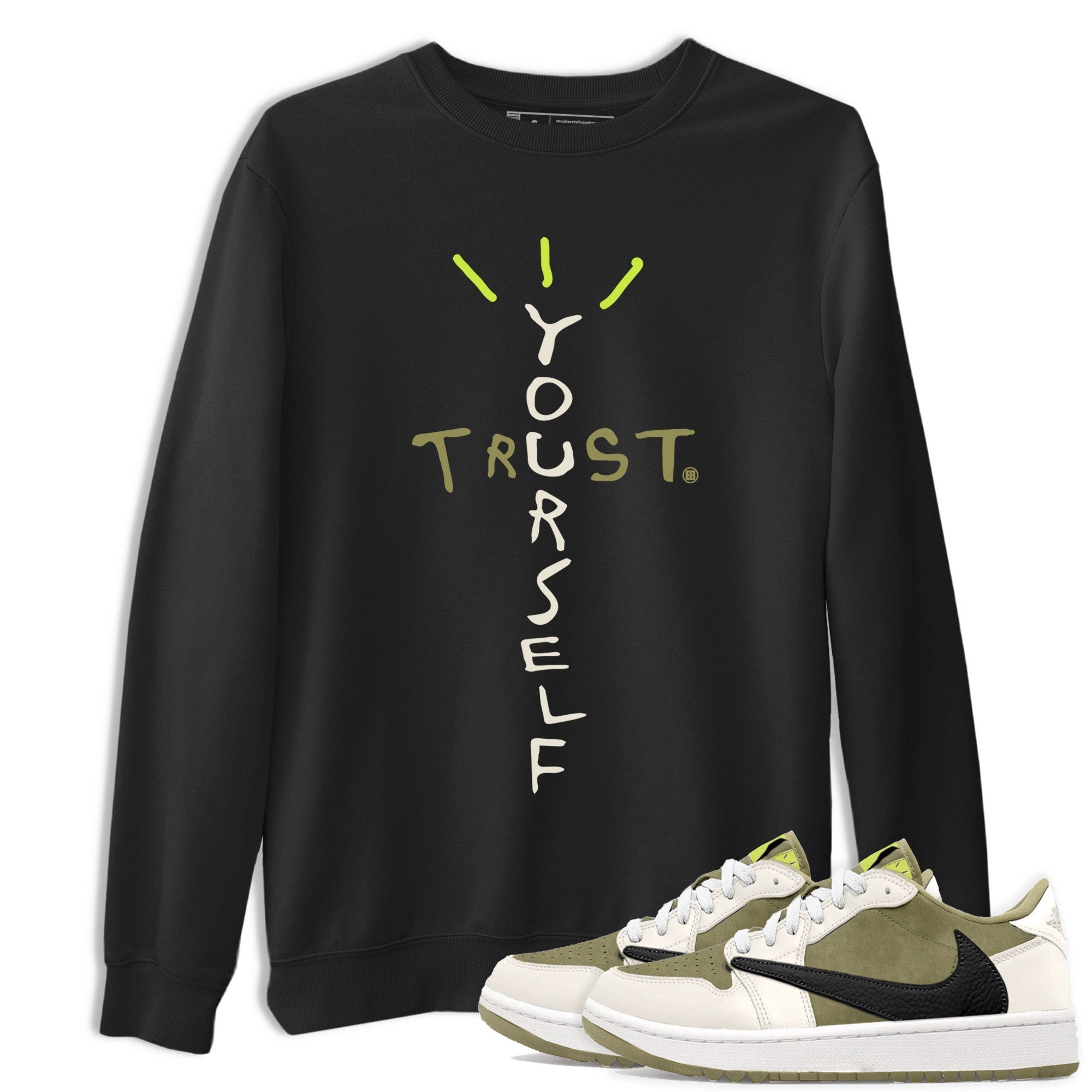 Trust Yourself snkmatch Tee - Air Jordan 1 Travis Scott Golf