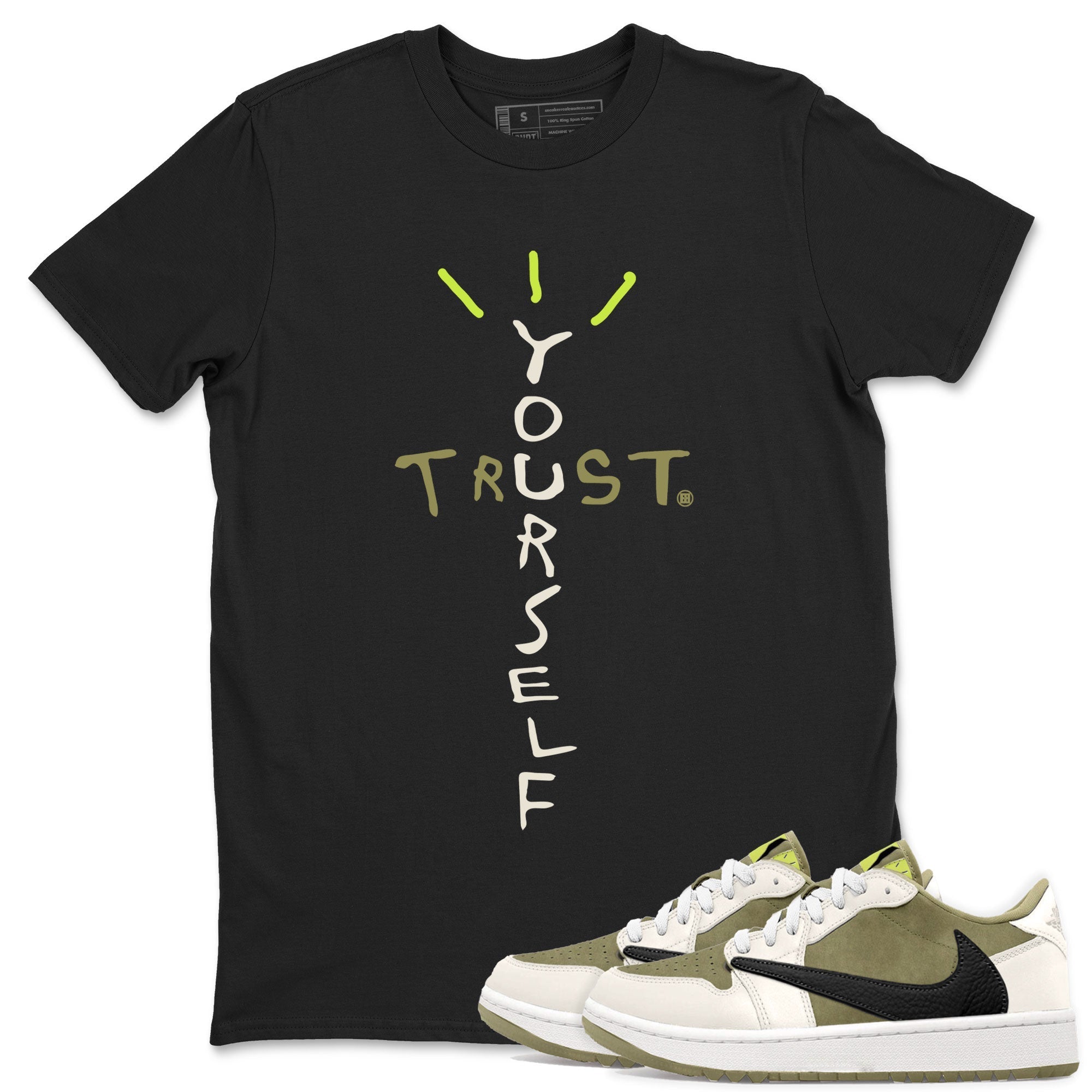Trust Yourself snkmatch Tee - Air Jordan 1 Travis Scott Golf