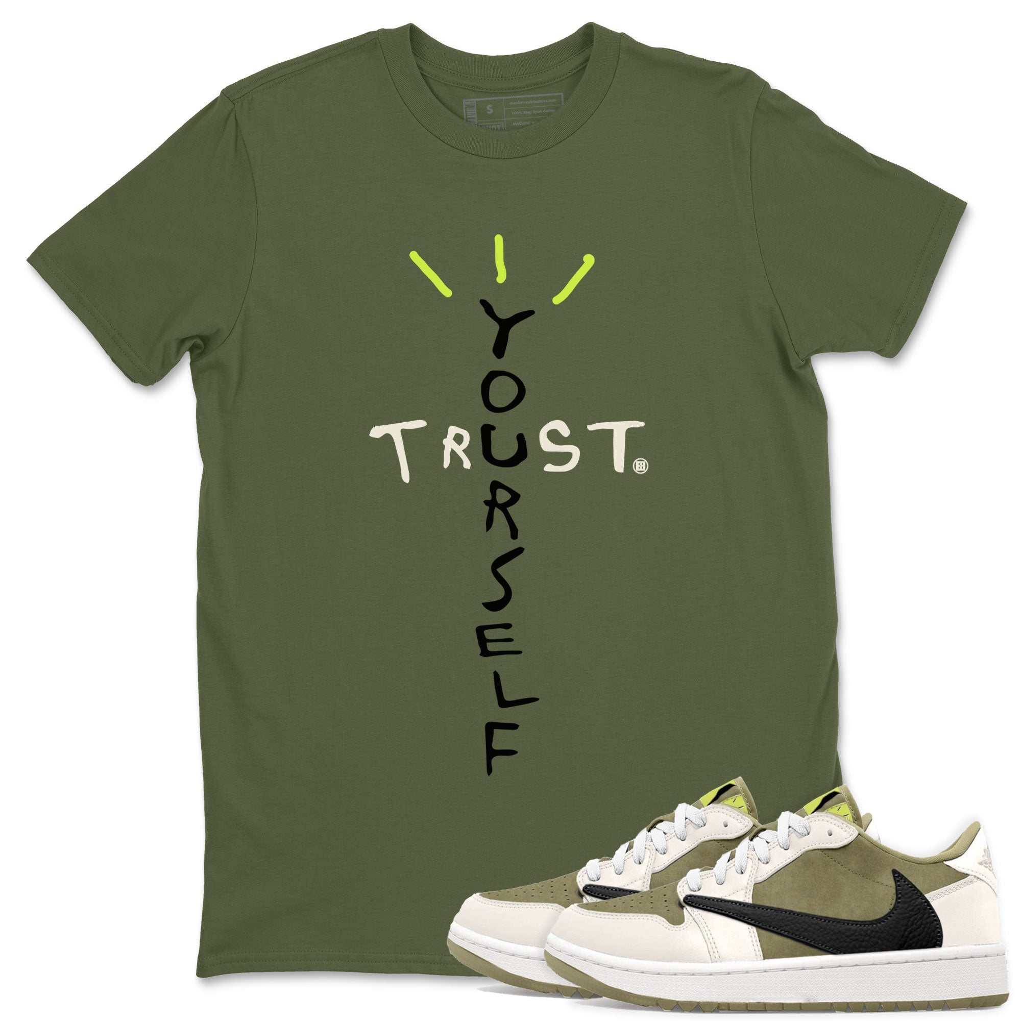 Trust Yourself snkmatch Tee - Air Jordan 1 Travis Scott Golf