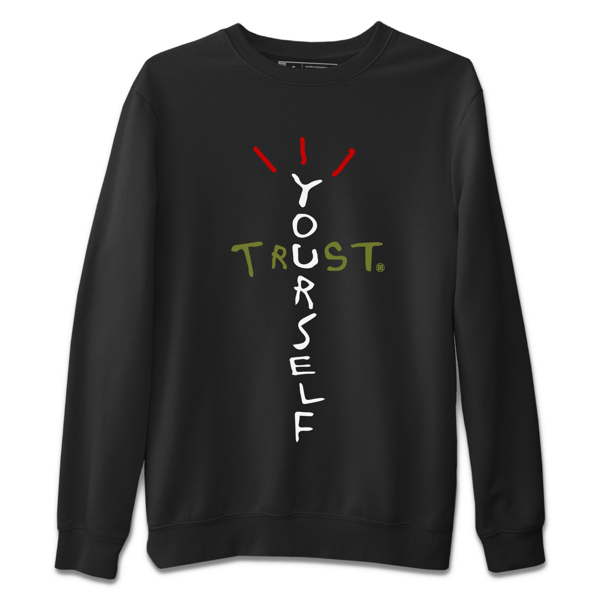 Trust Yourself Unisex Tops - Air Jordan 1 Travis Scott Olive