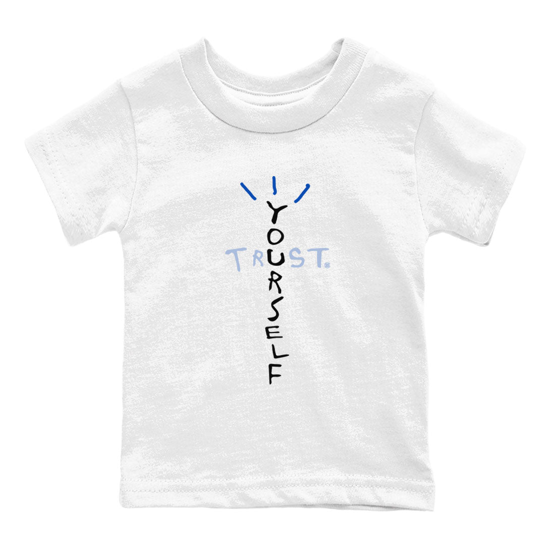 Trust Yourself snkmatch Tees Kids - Air Jordan 11 Black and Varsity Royal