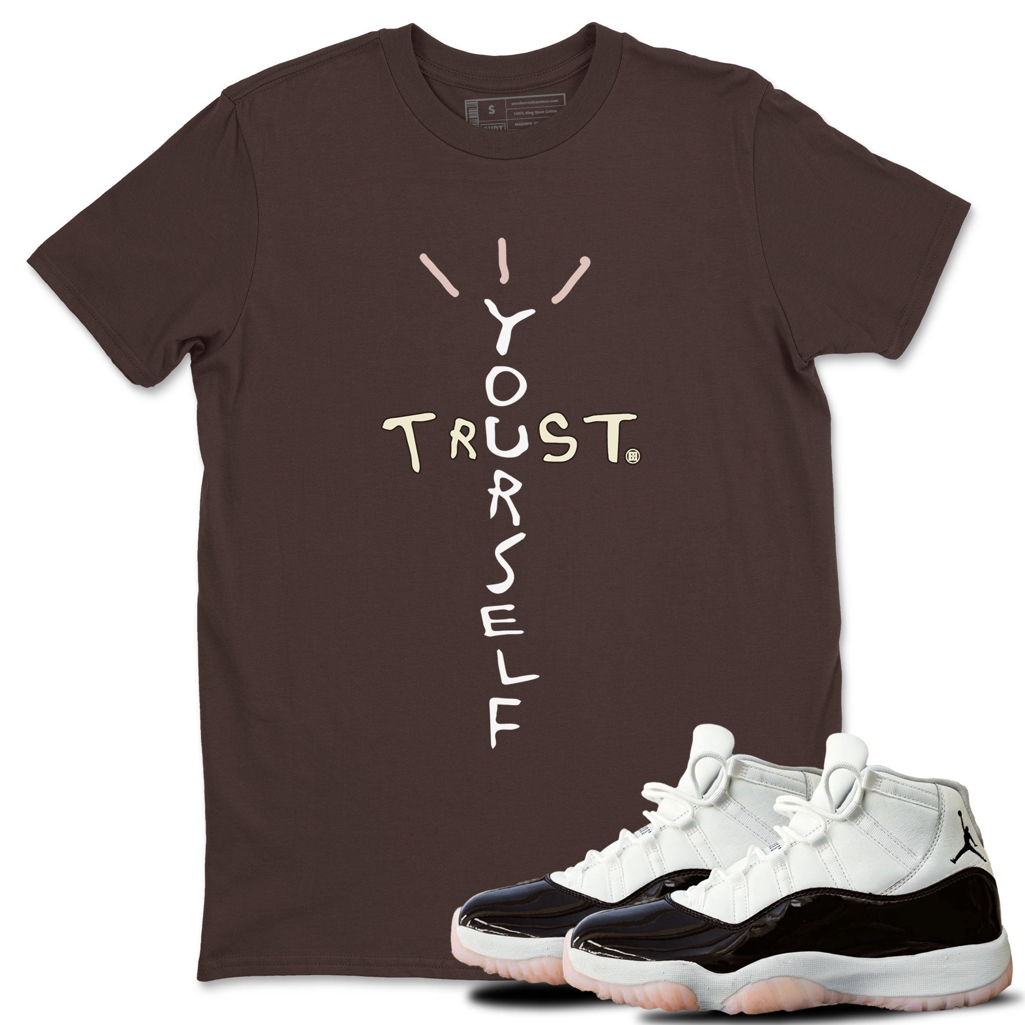 Trust Yourself snkmatch Tee - Air Jordan 11 Neapolitan