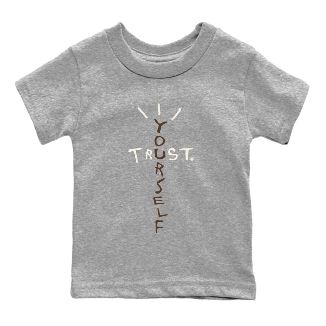 Trust Yourself snkmatch Tees Kids - Air Jordan 12 Baroque Brown