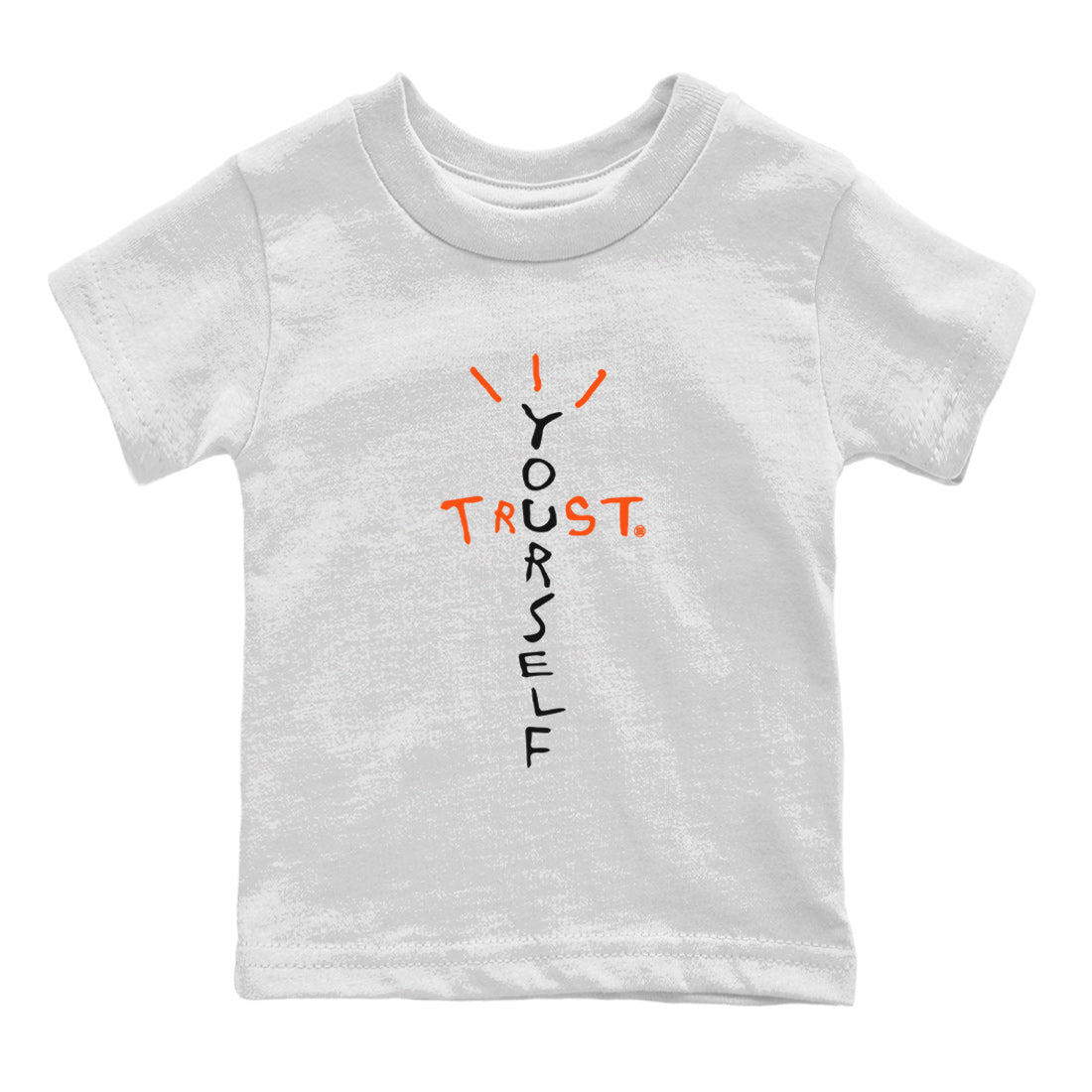 Trust Yourself Kids Tops - Air Jordan 12 Brilliant Orange