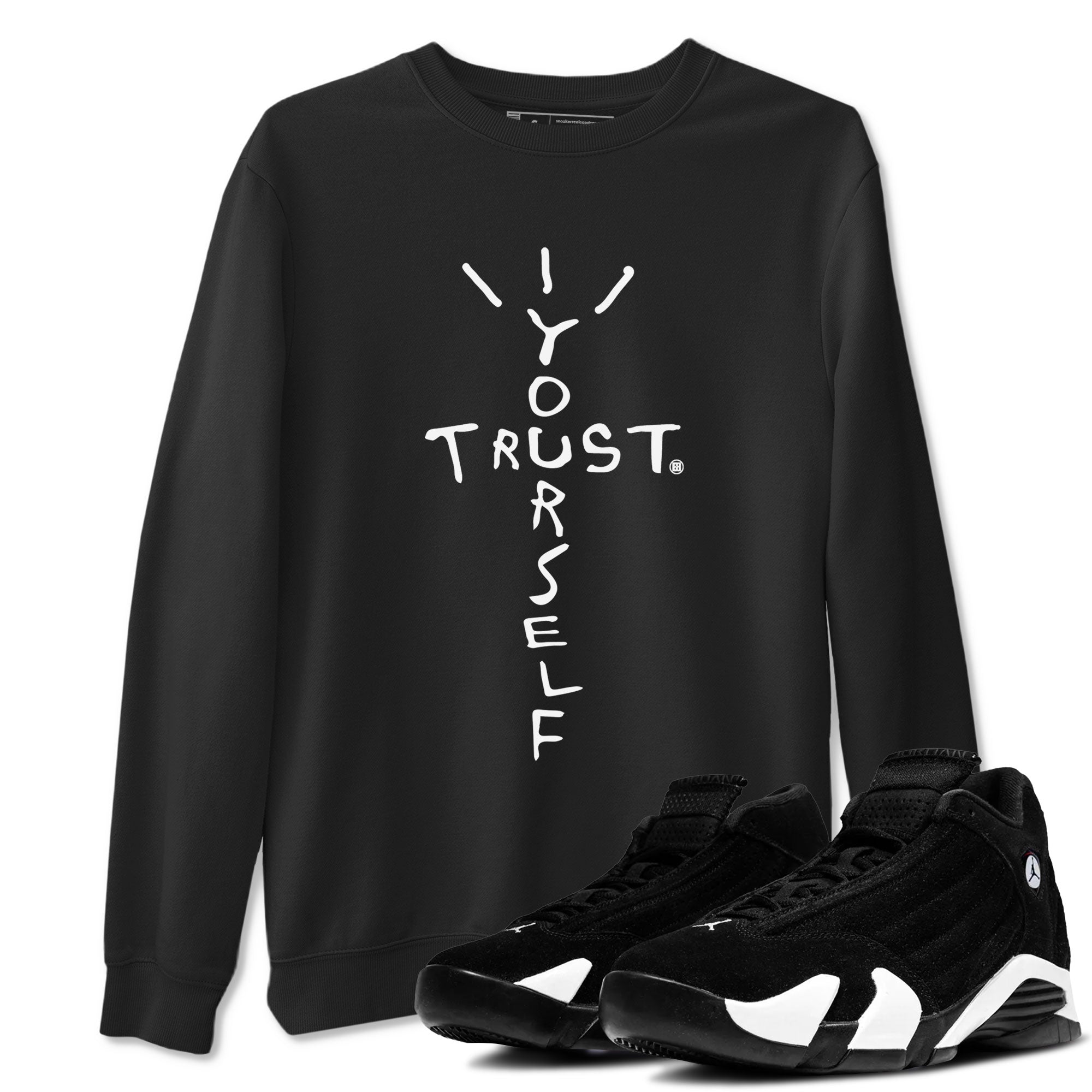 Trust Yourself snkmatch Tees - Air Jordan 14 Panda