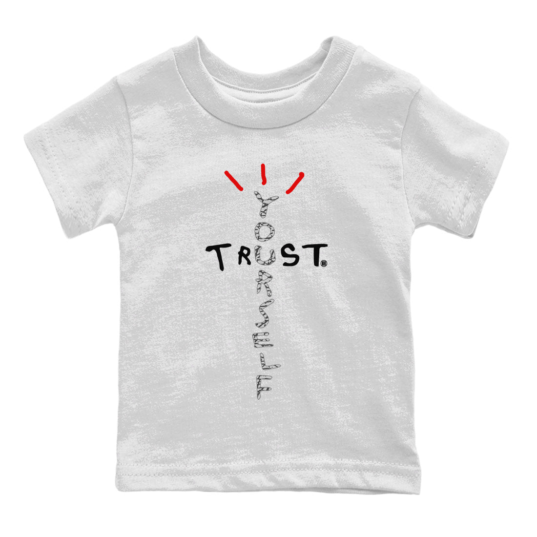 Trust Yourself Kids Tops - Air Jordan 3 White Cement