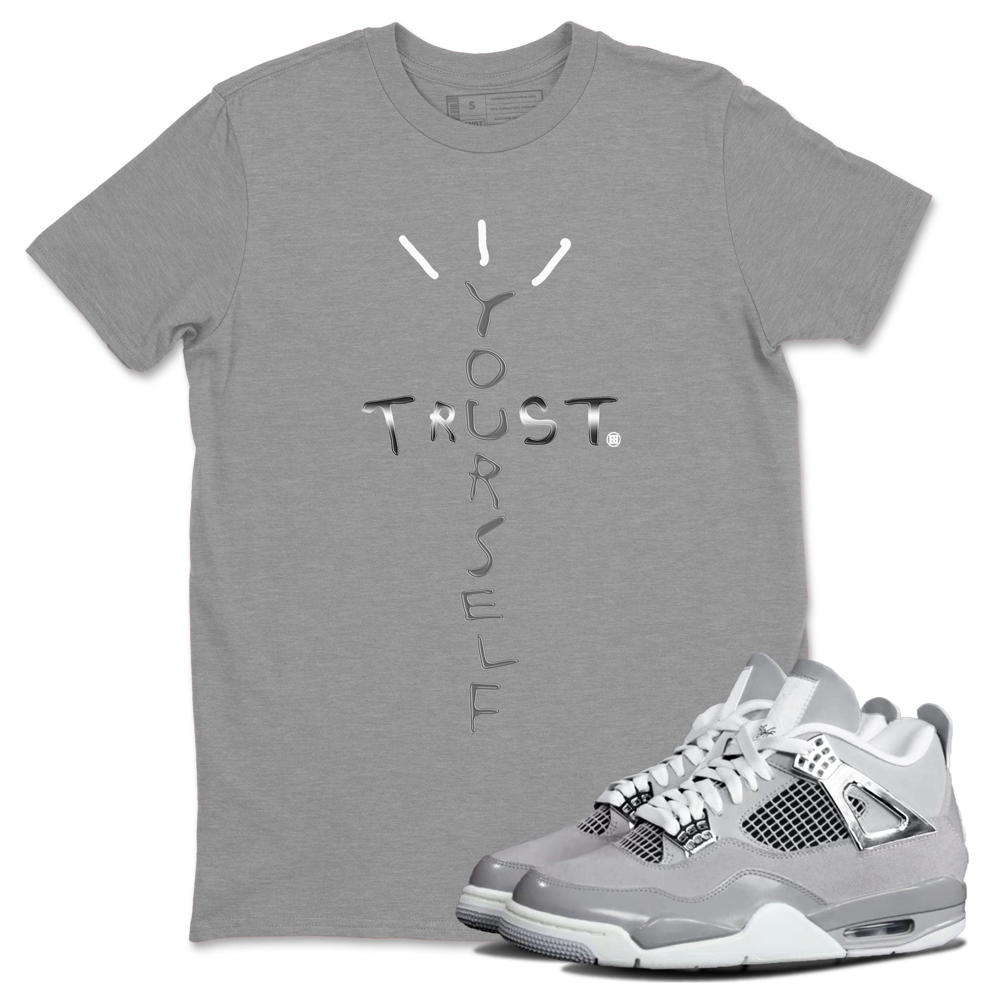 Trust Yourself snkmatch Tee - Air Jordan 4 Frozen Moments