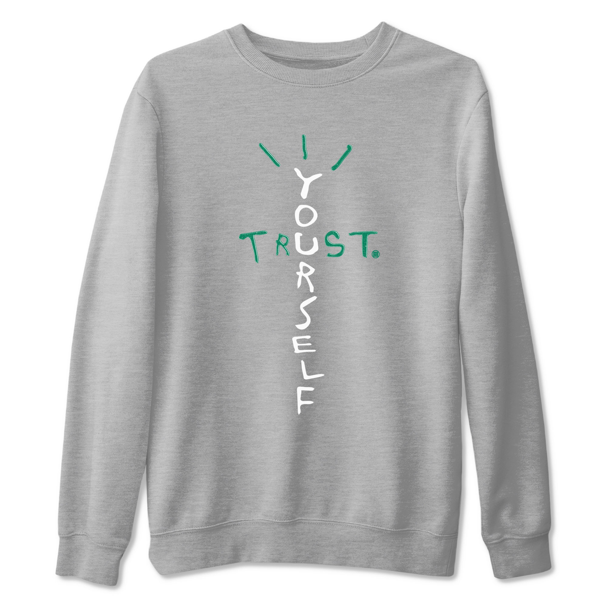 Trust Yourself snkmatch Tees - Air Jordan 4 Oxidized Green