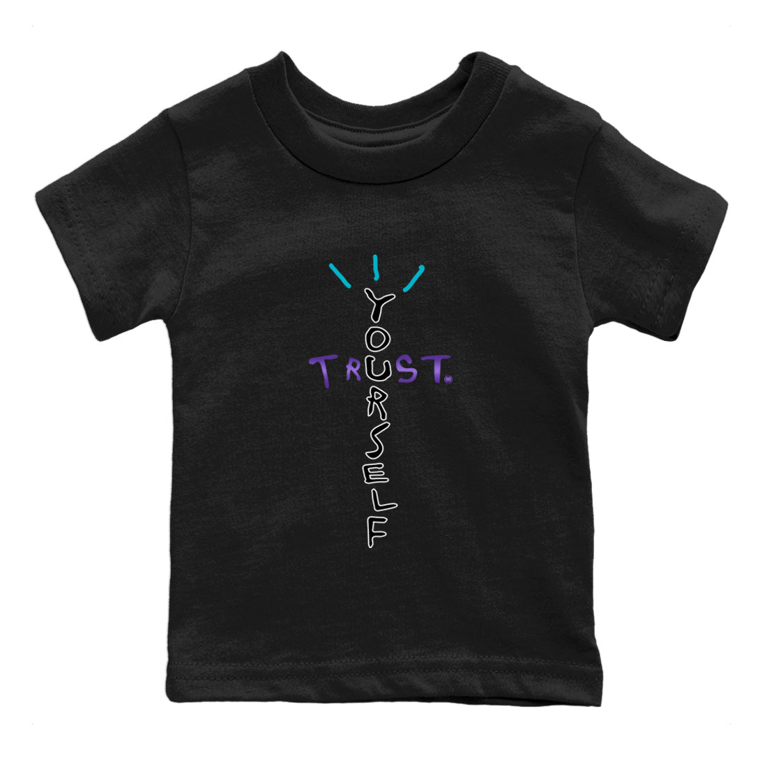Trust Yourself Kids Tops - Air Jordan 6 Aqua