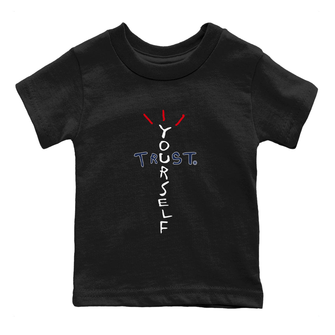 Trust Yourself snkmatch Tees Kids - Air Jordan 6 White And Midnight Navy