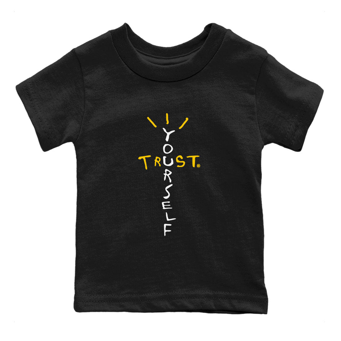Trust Yourself snkmatch Tee Kids - Air Jordan 6 Yellow Ochre