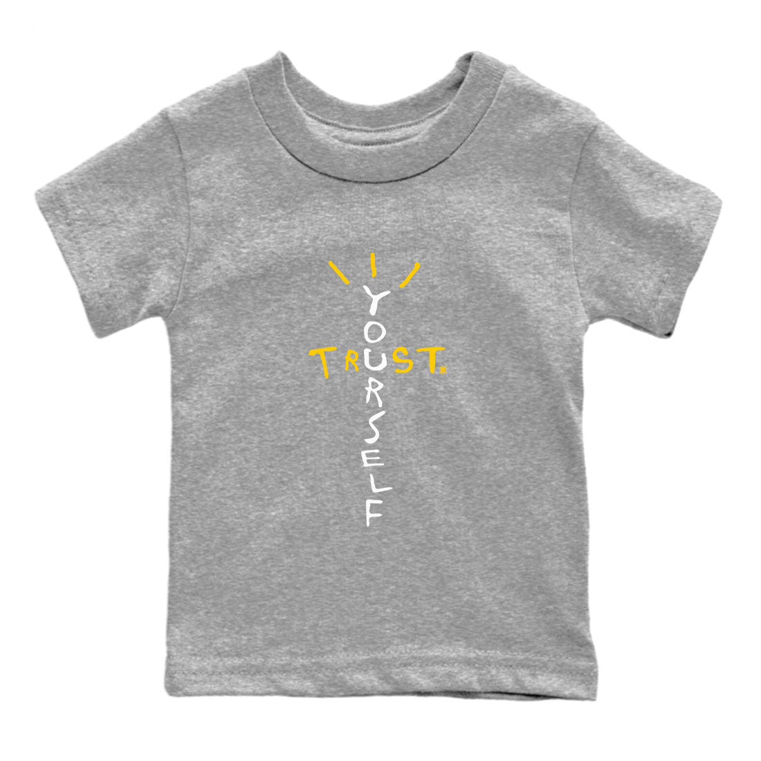 Trust Yourself snkmatch Tee Kids - Air Jordan 6 Yellow Ochre