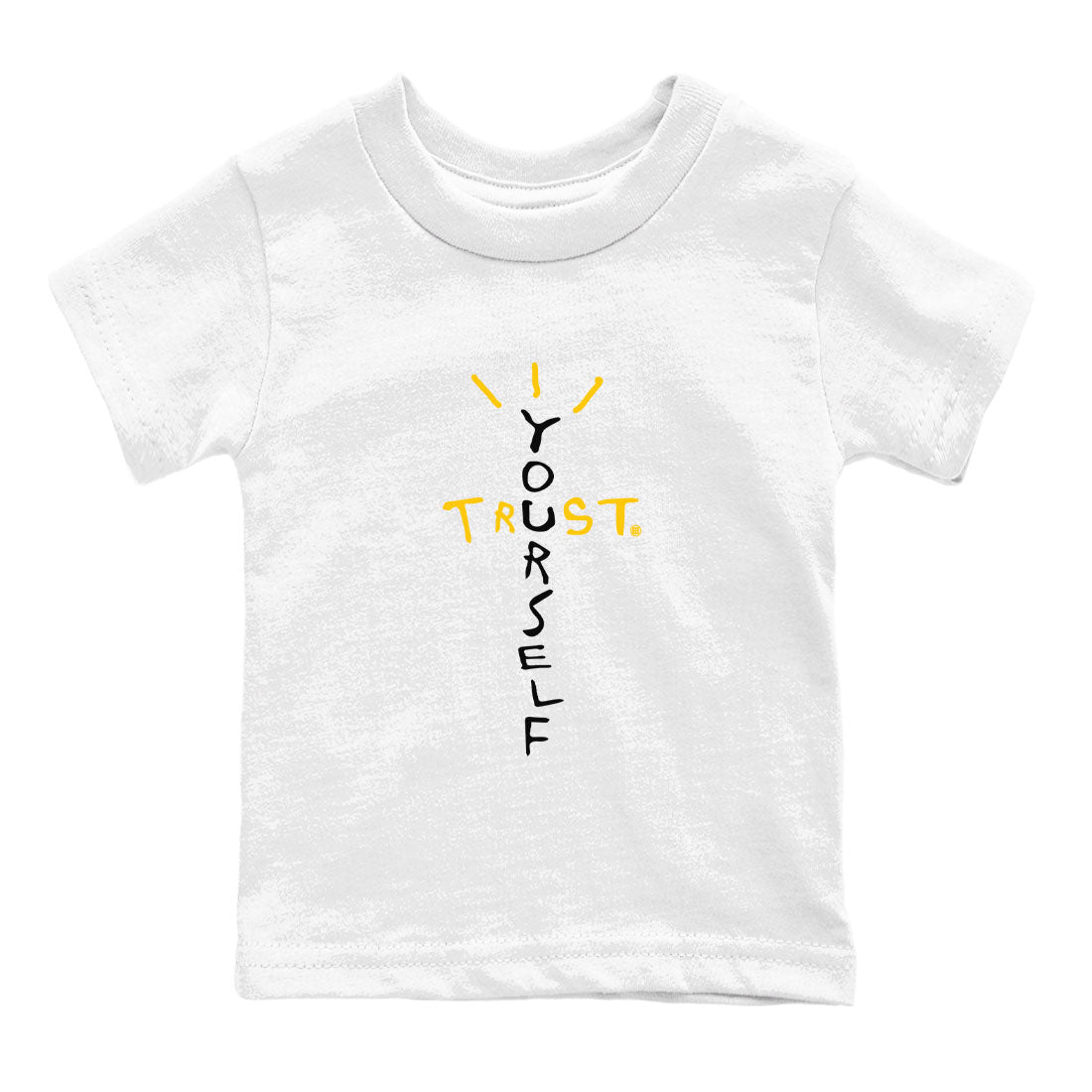 Trust Yourself snkmatch Tee Kids - Air Jordan 6 Yellow Ochre