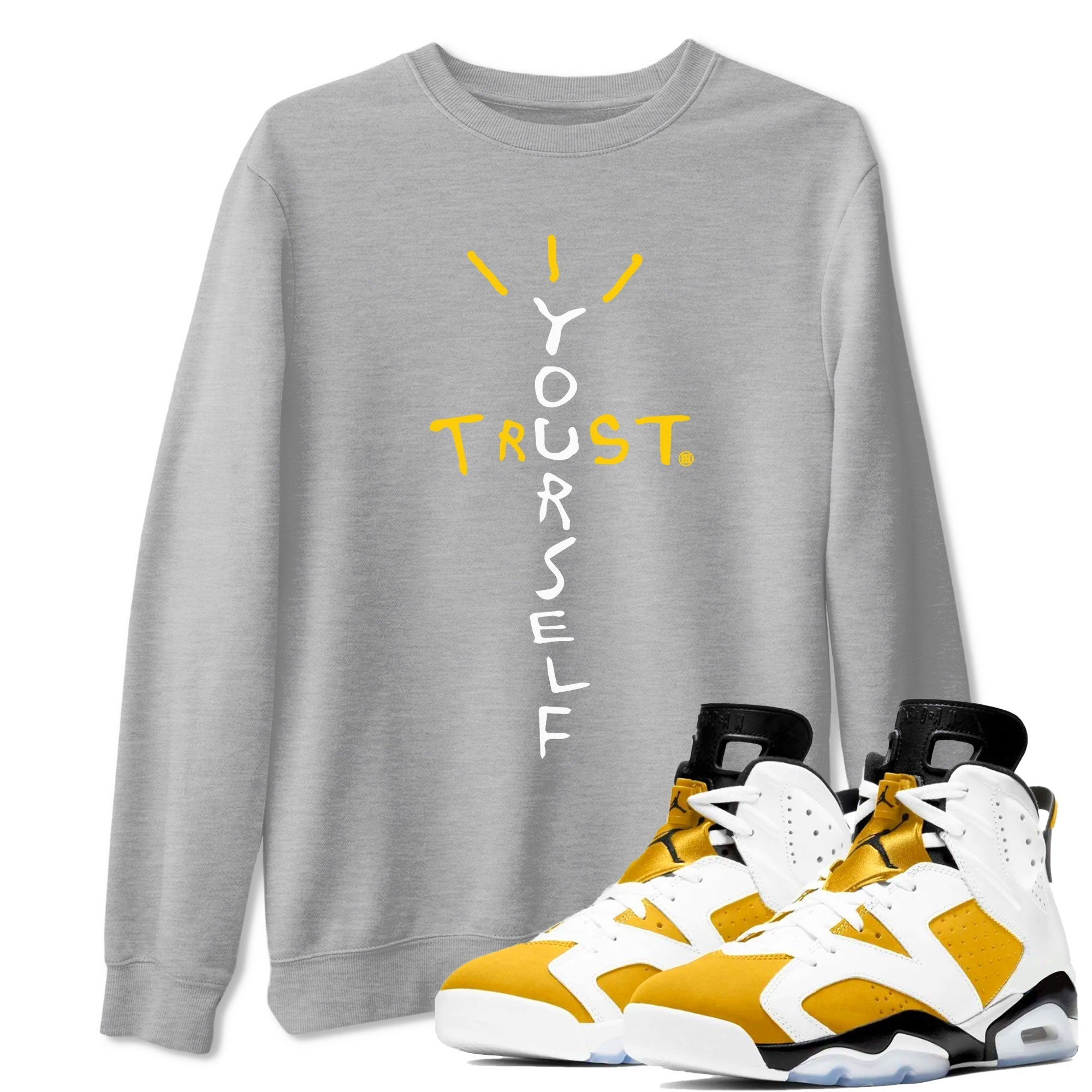 Trust Yourself snkmatch Tee - Air Jordan 6 Yellow Ochre