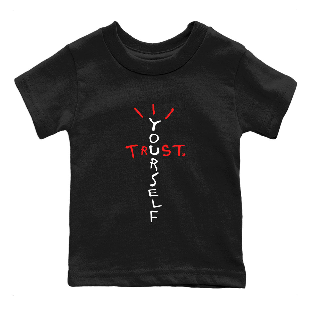Trust Yourself Kids Tops - Air Jordan 7 White Infrared