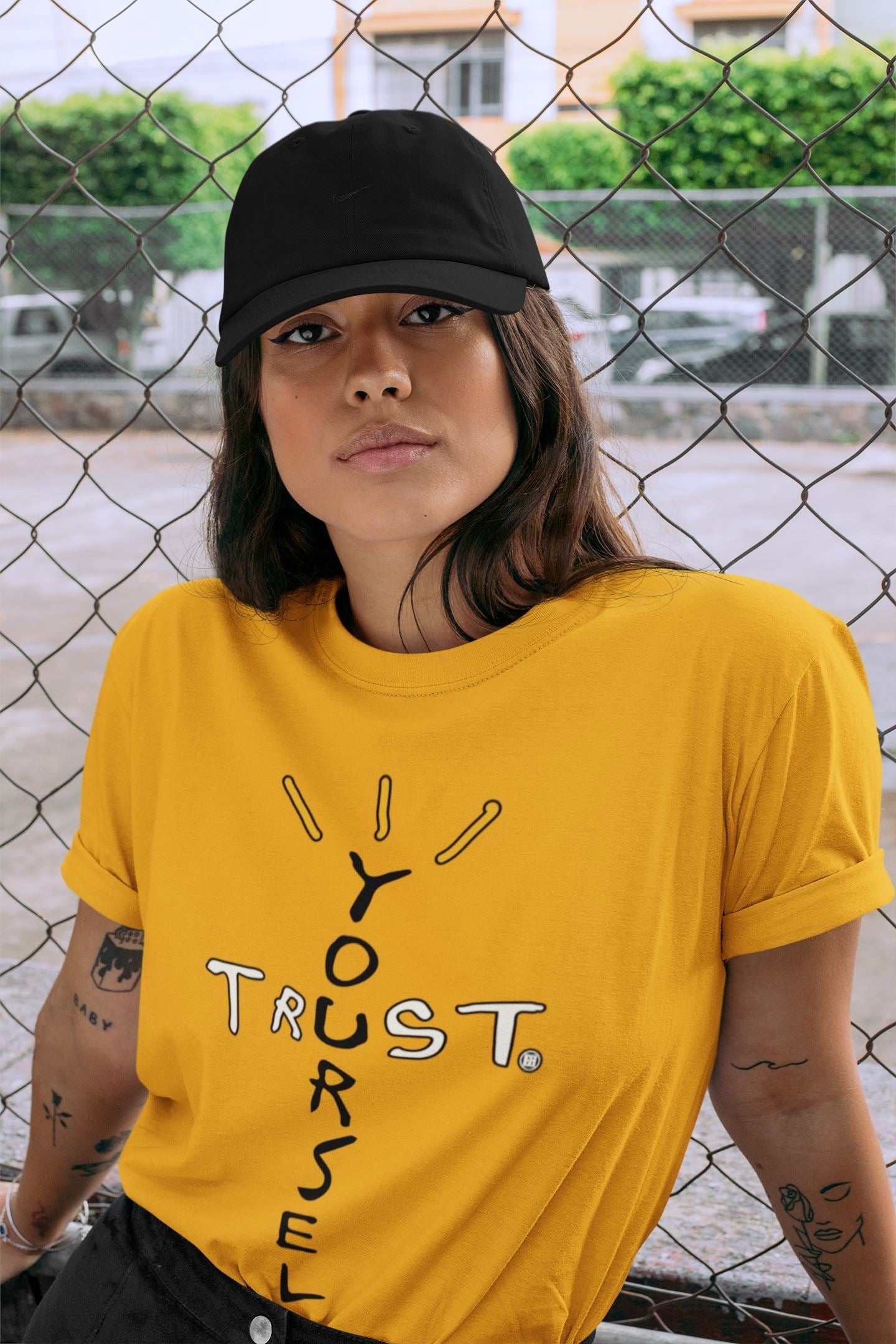 Trust Yourself Unisex Tops - Dunk Championship Goldenrod