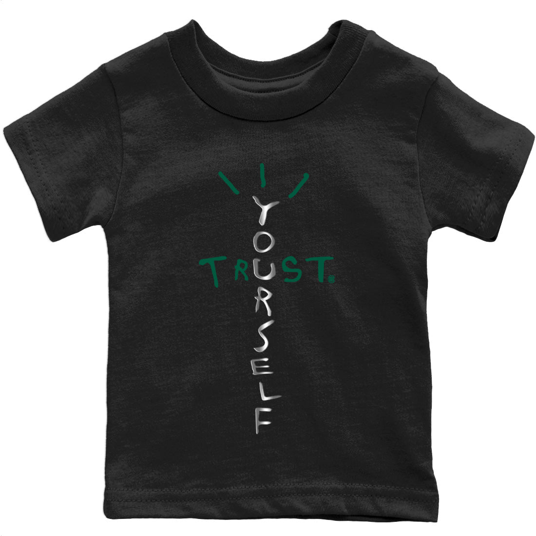 Trust Yourself Kids Tops - Air Jordan 1 Gorge Green