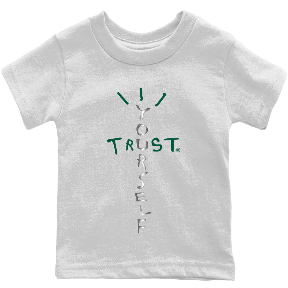 Trust Yourself Kids Tops - Air Jordan 1 Gorge Green
