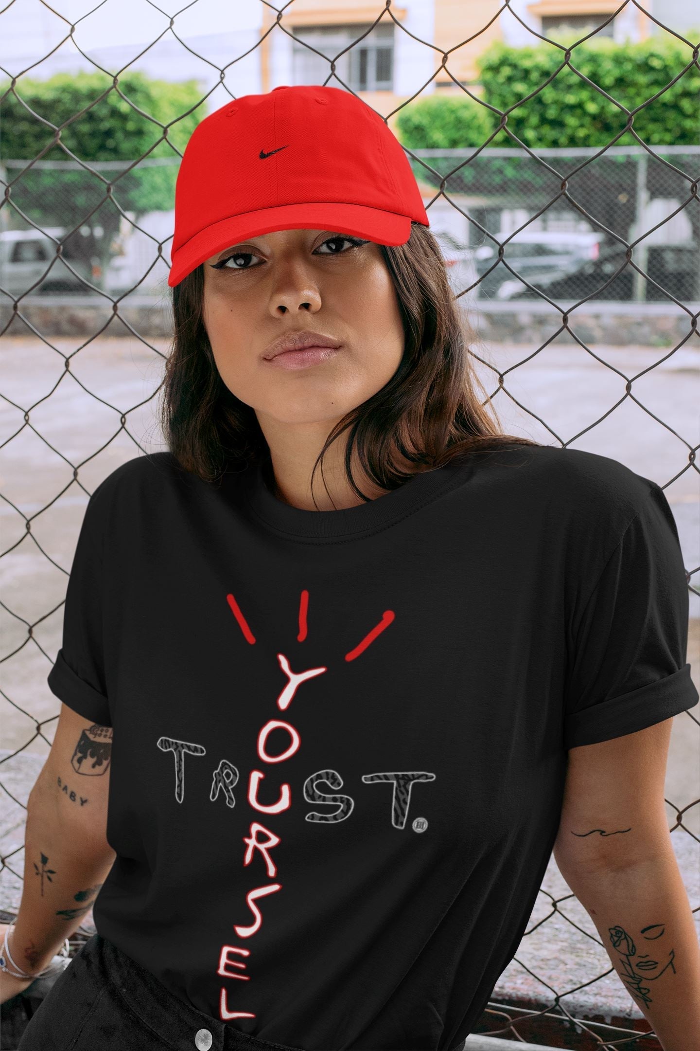 Trust Yourself Unisex Tops - Air Jordan 3 Fire Red