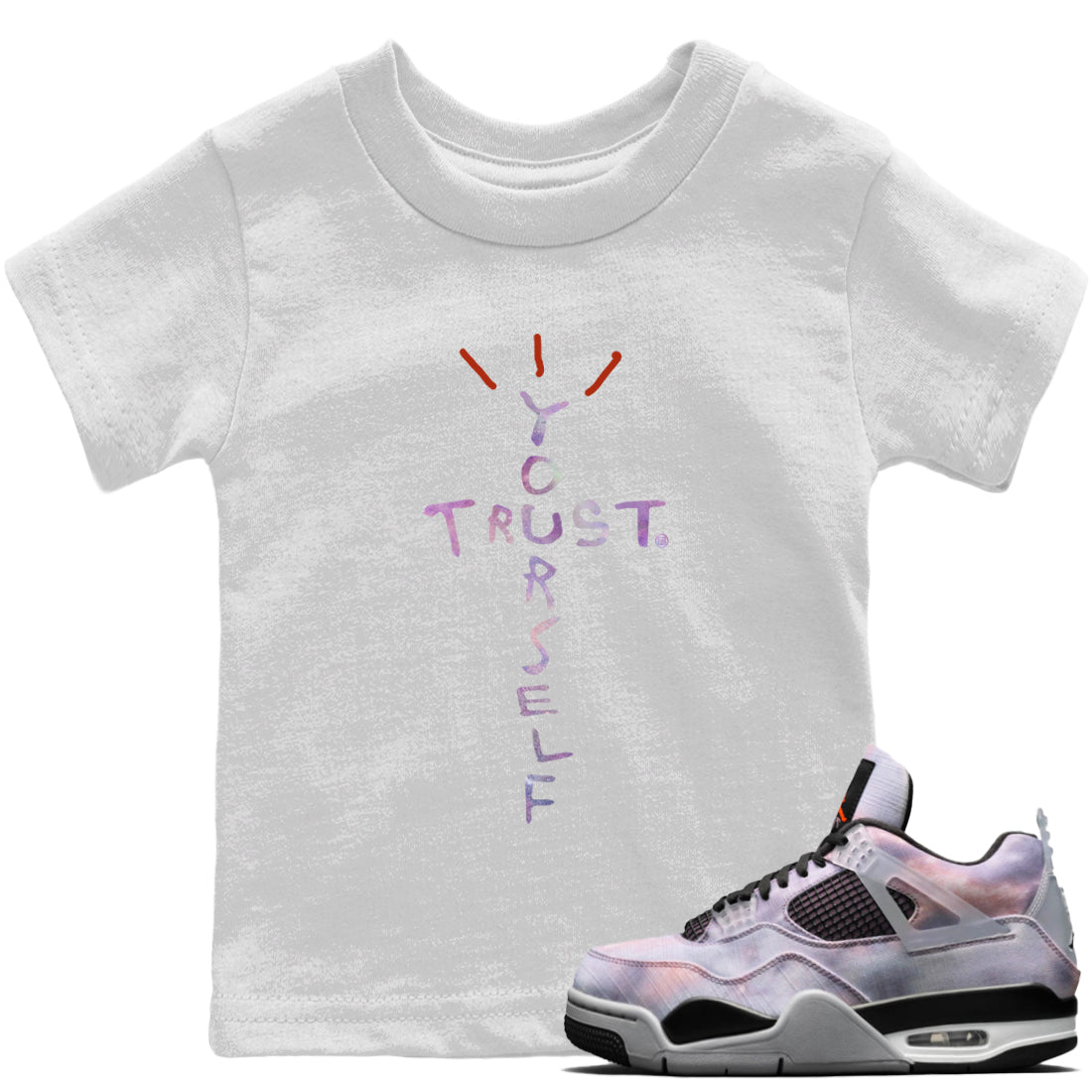 Trust Yourself Kids Tops - Air Jordan 4 Zen Master