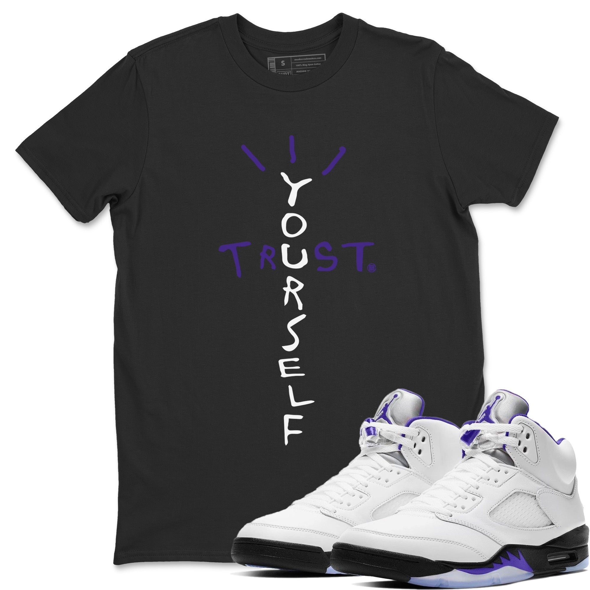 Trust Yourself Unisex Tops - Air Jordan 5 Concord